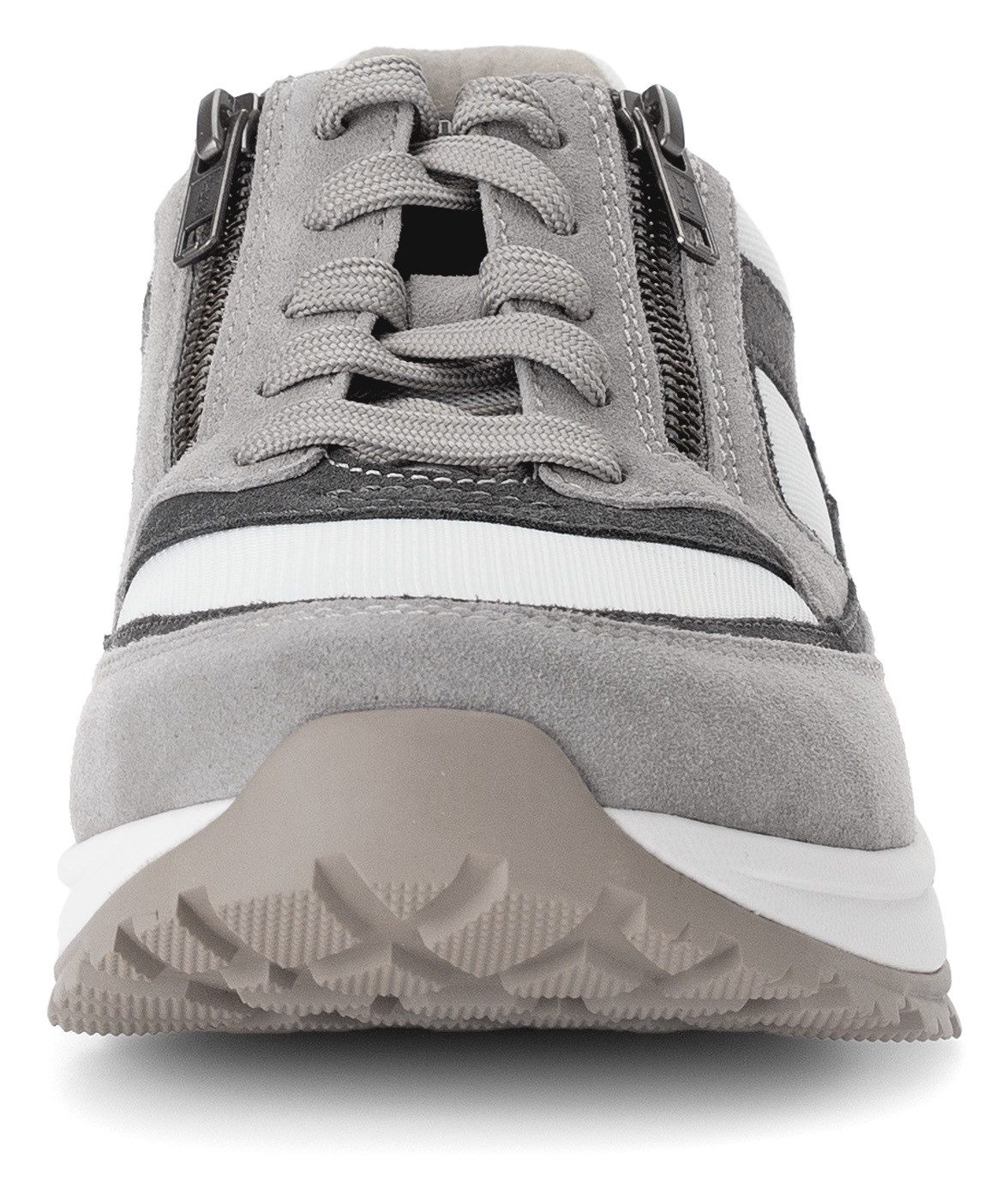 Gabor Rollingsoft Sneakers met sleehak , veterschoen, lage schoen, vrijetijdsschoen, buitenrits, g-breedte