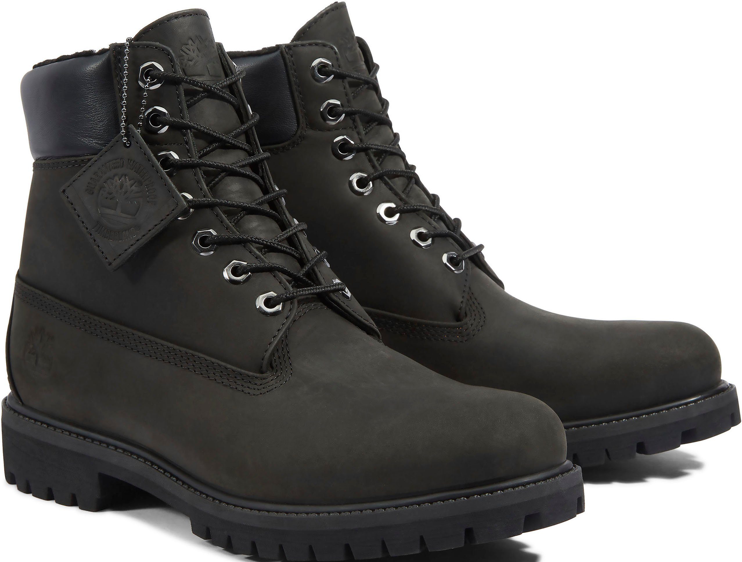 Timberland Veterschoenen 6 in Premium Fur/Warm Lin Winterlaarzen, veterschoenen, winterschoenen, waterdicht, gevoerd heren boots & laarzen maat 41 EU