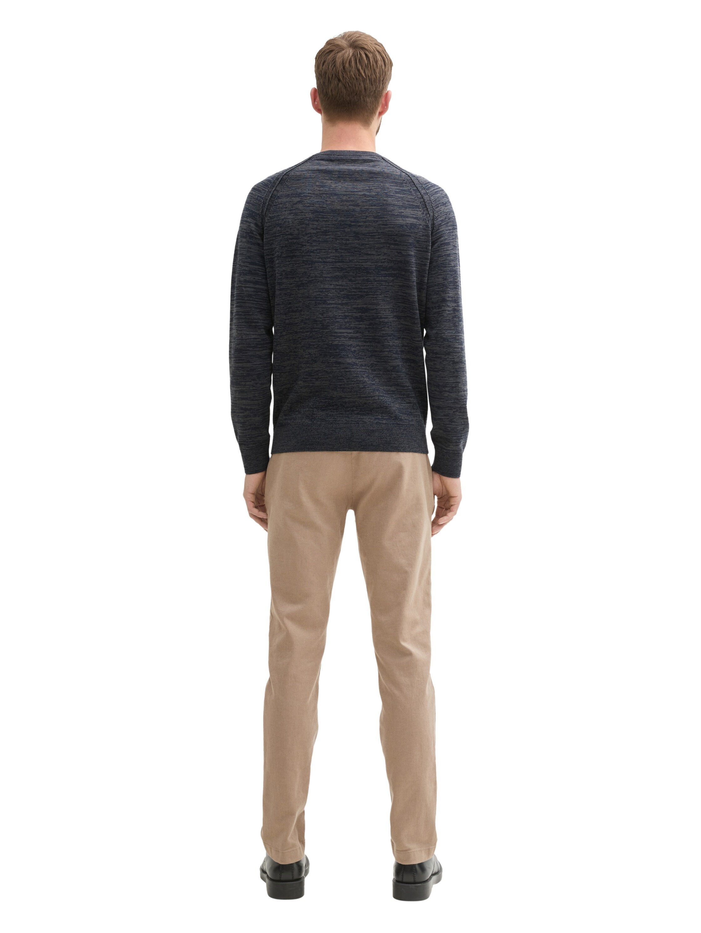 Tom Tailor Chino met een stijlvolle structuur (2-delig Inclusief ceintuur)