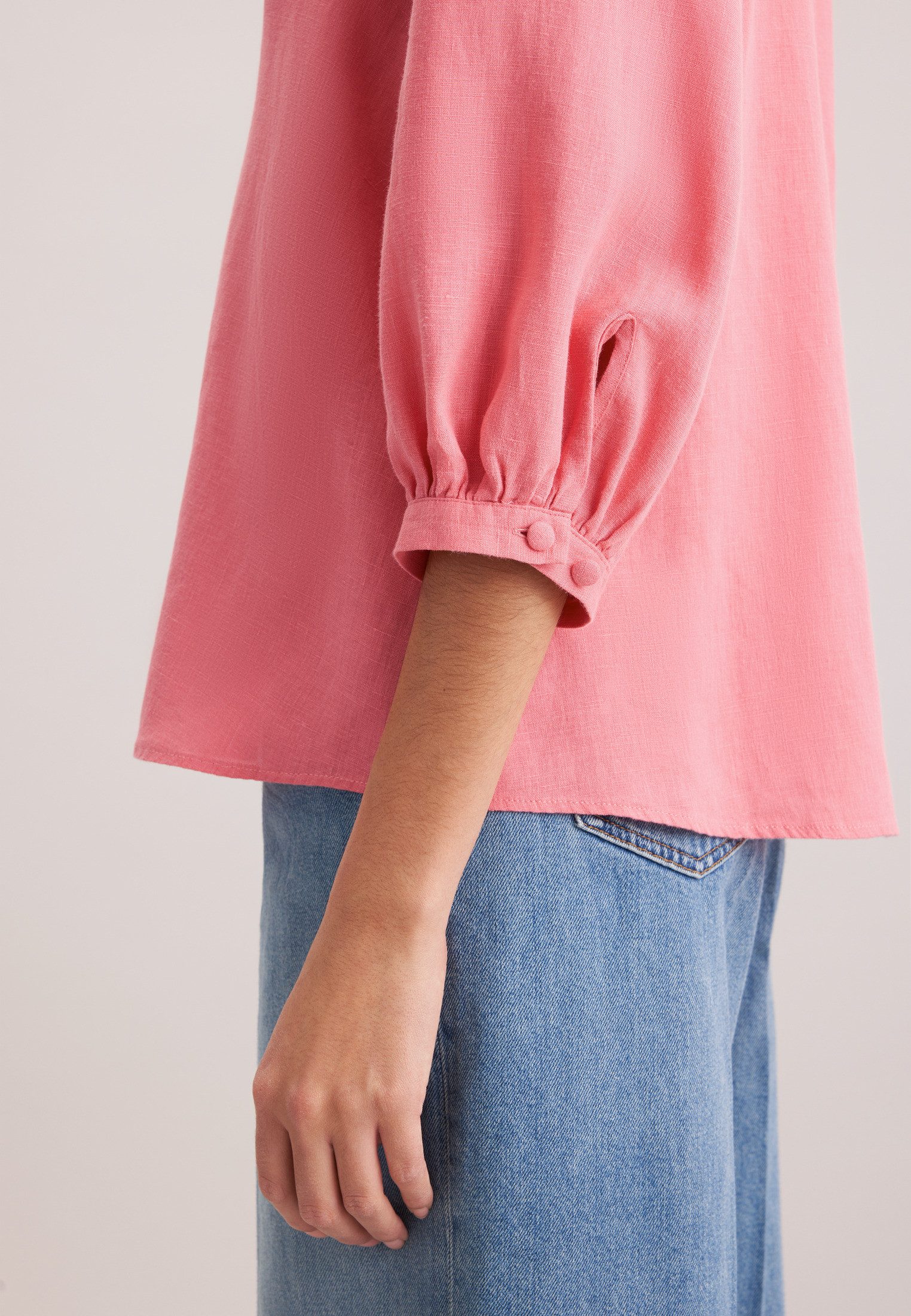 seidensticker Klassieke blouse Zwarte roos