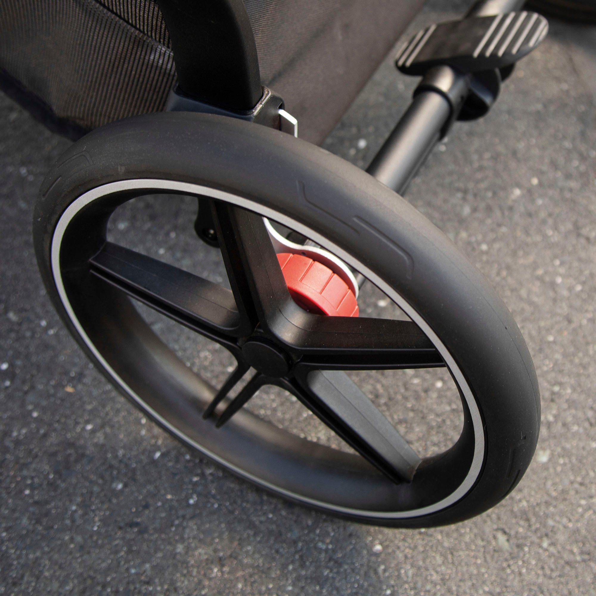 Gesslein Combi-kinderwagen FX4 Soft+ met opzetstuk Life, zwart/tabak, zand