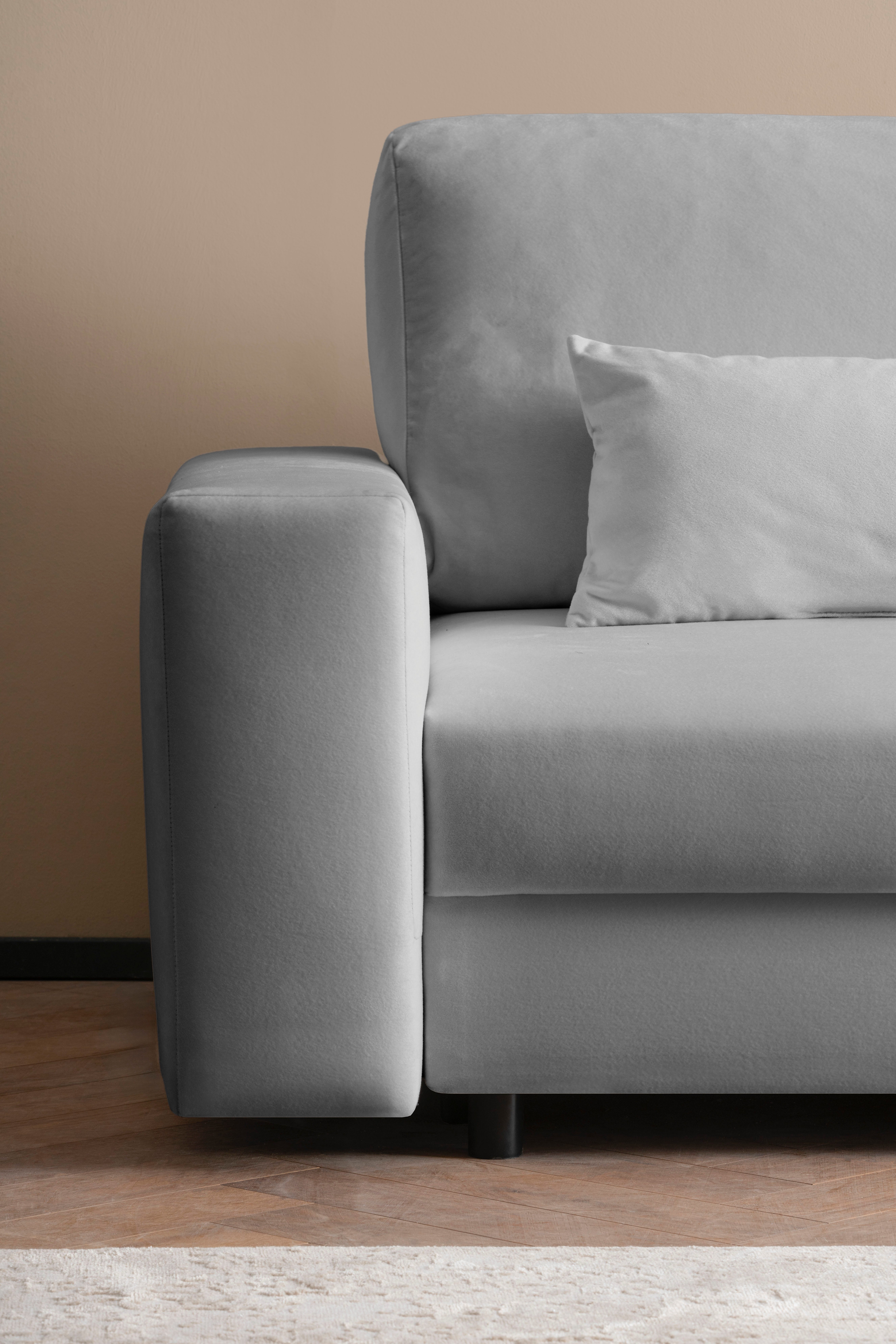 LeGer Home by Lena Gercke Slaapbank Imoga, kussen met slaapfunctie, 3-zits bank, bank met bedlade in moderne kleuren en stoffen, bedfunctie, ligoppervlak: 200x150 cm