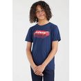 levi's kidswear t-shirt met print in 3d-look blauw