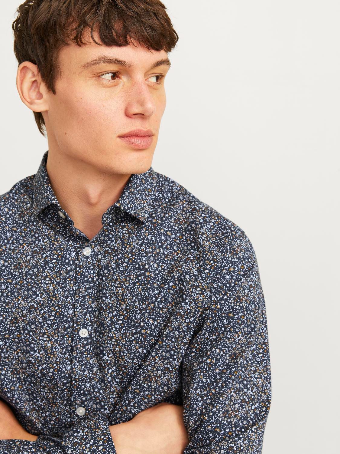 Jack & Jones Overhemd met lange mouwen JPRBLABLACKPOOL STRETCH LS SHIRT SN
