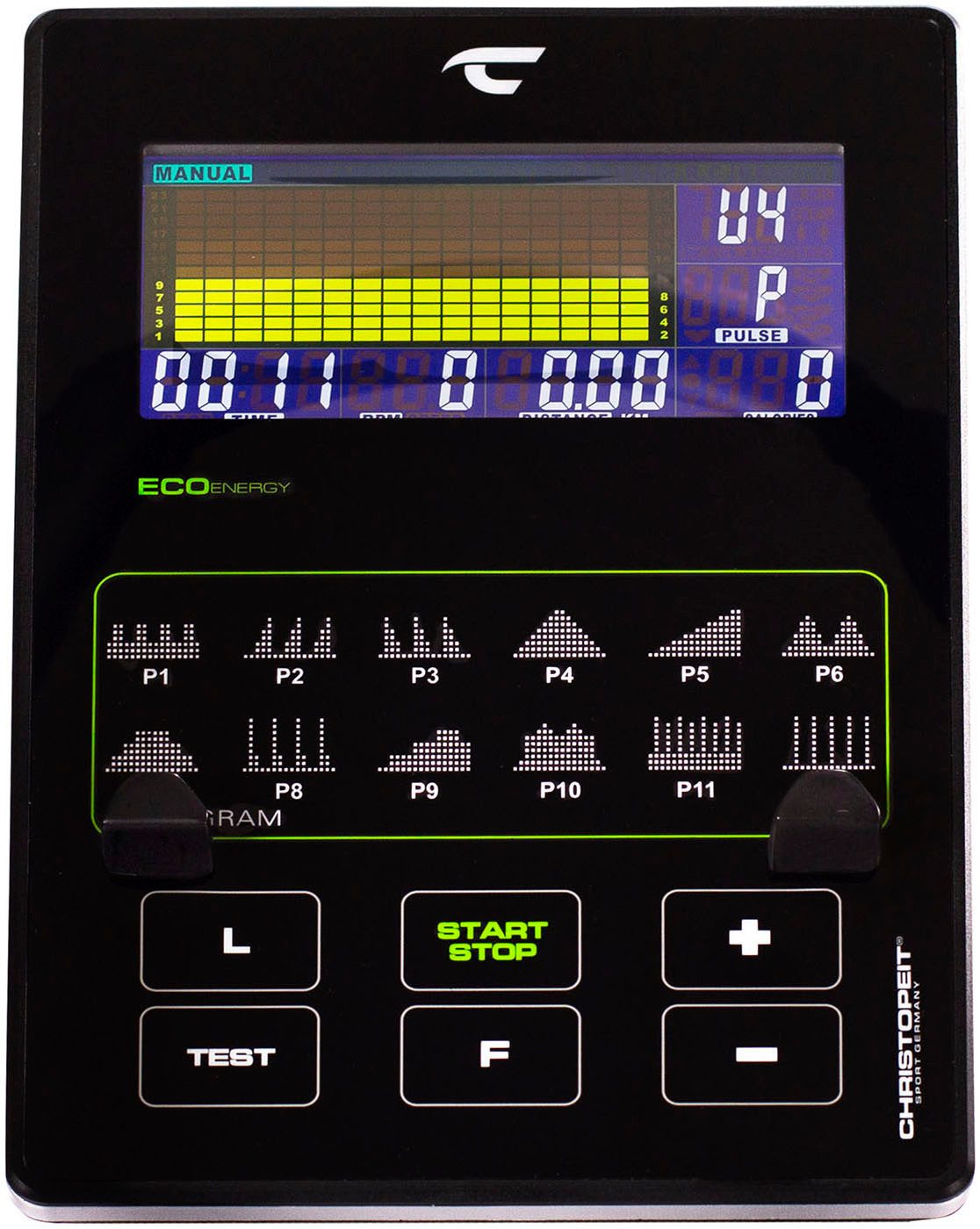 Christopeit Sport® Ergometer Eco 1000 Swinggewicht ca. 10 kg, 24 weerstandsniveaus