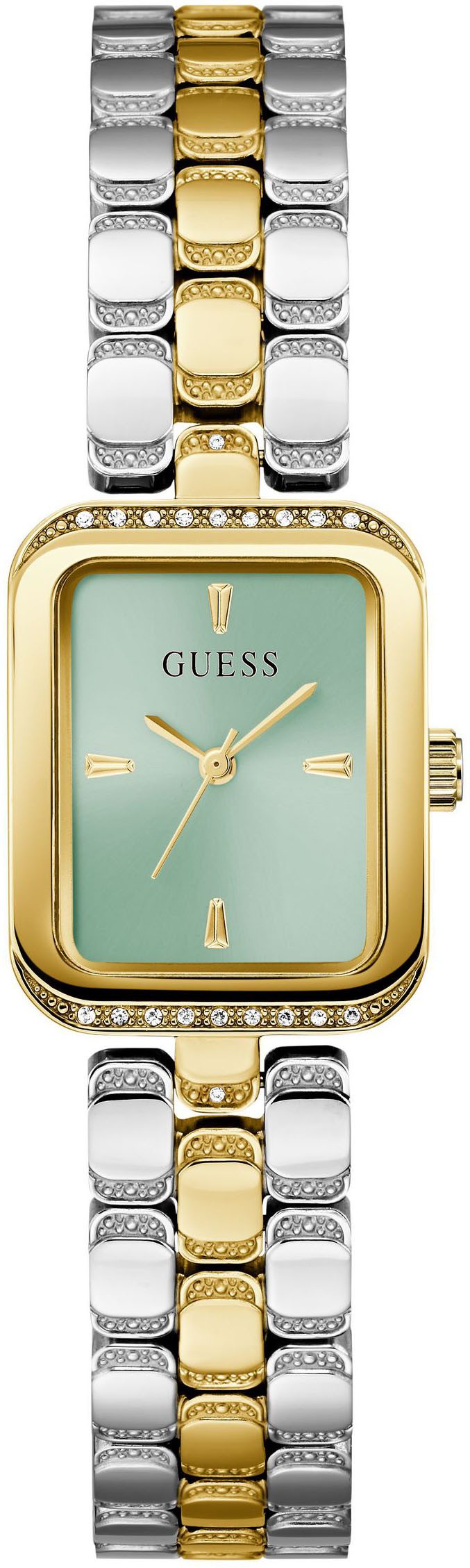Guess Kwartshorloge ISLA Horloge, dameshorloge, stalen armband
