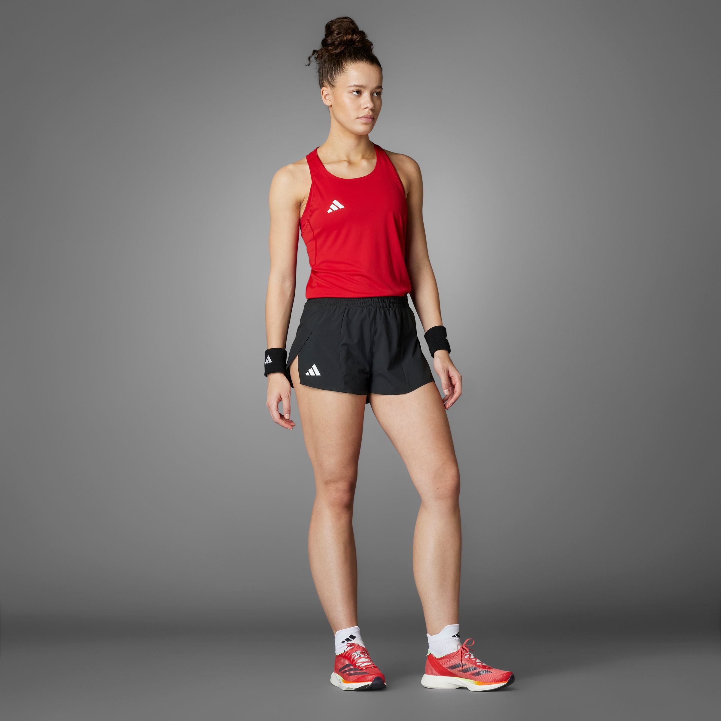 adidas Performance Runningshort ADIZERO E SPLIT (1-delig)