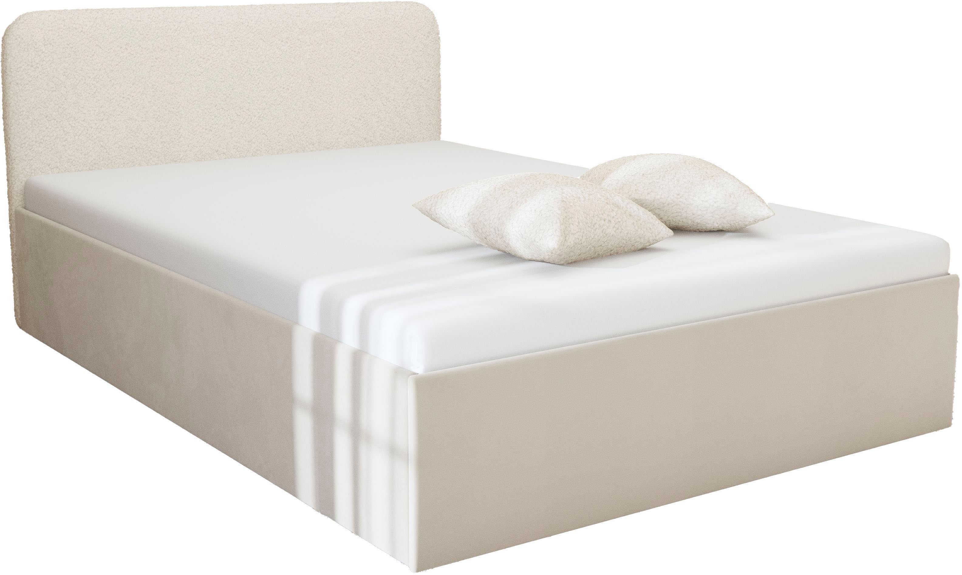 Westfalia Polsterbetten Gestoffeerd bed Shawn bed verkrijgbaar in twee verschillende hoogtes