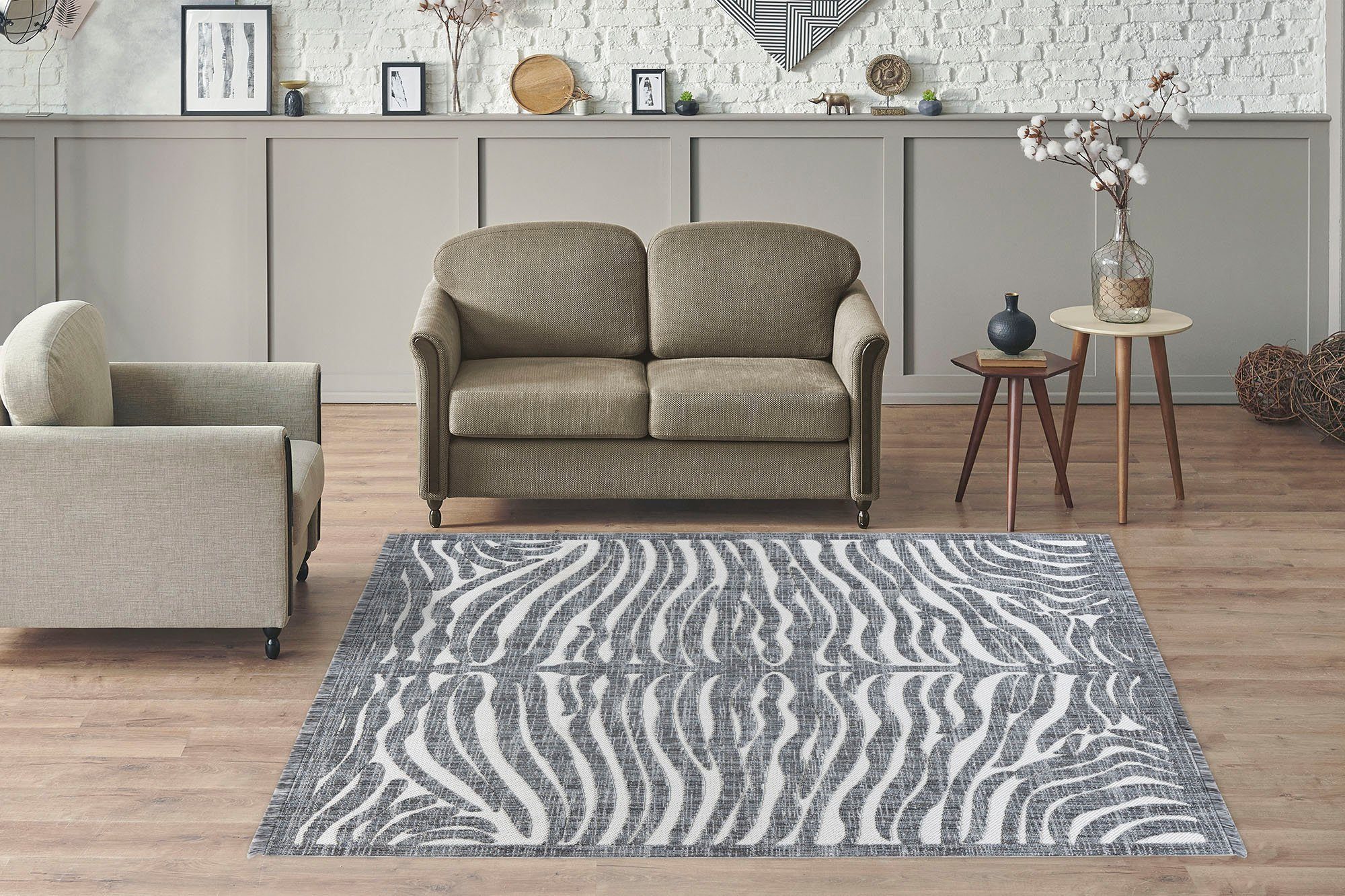Kayoom Vloerkleed Sarai 325 Platweefsel