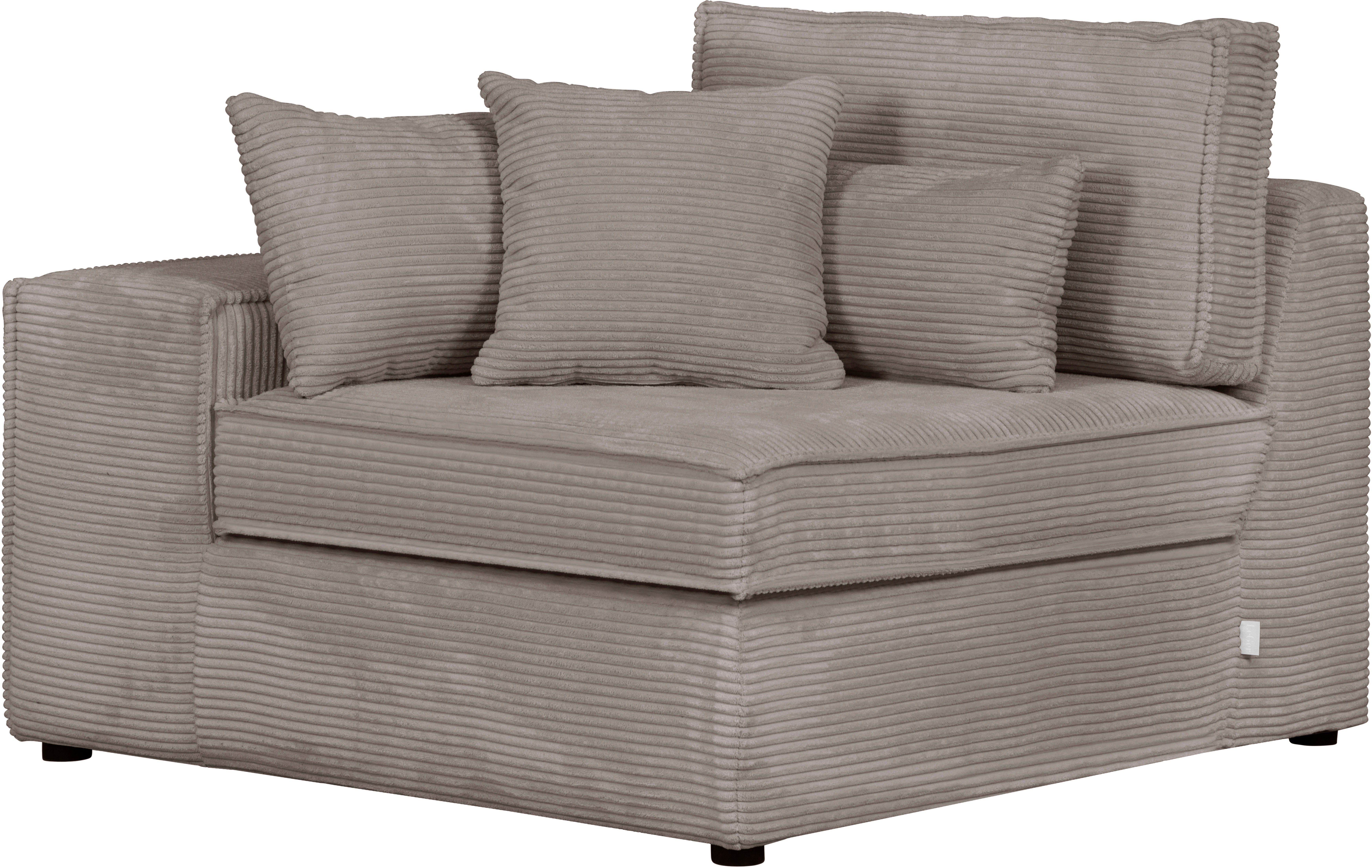 RAUM.ID Sofaelement Enid als deel van een modulaire bank, stevig zitcomfort