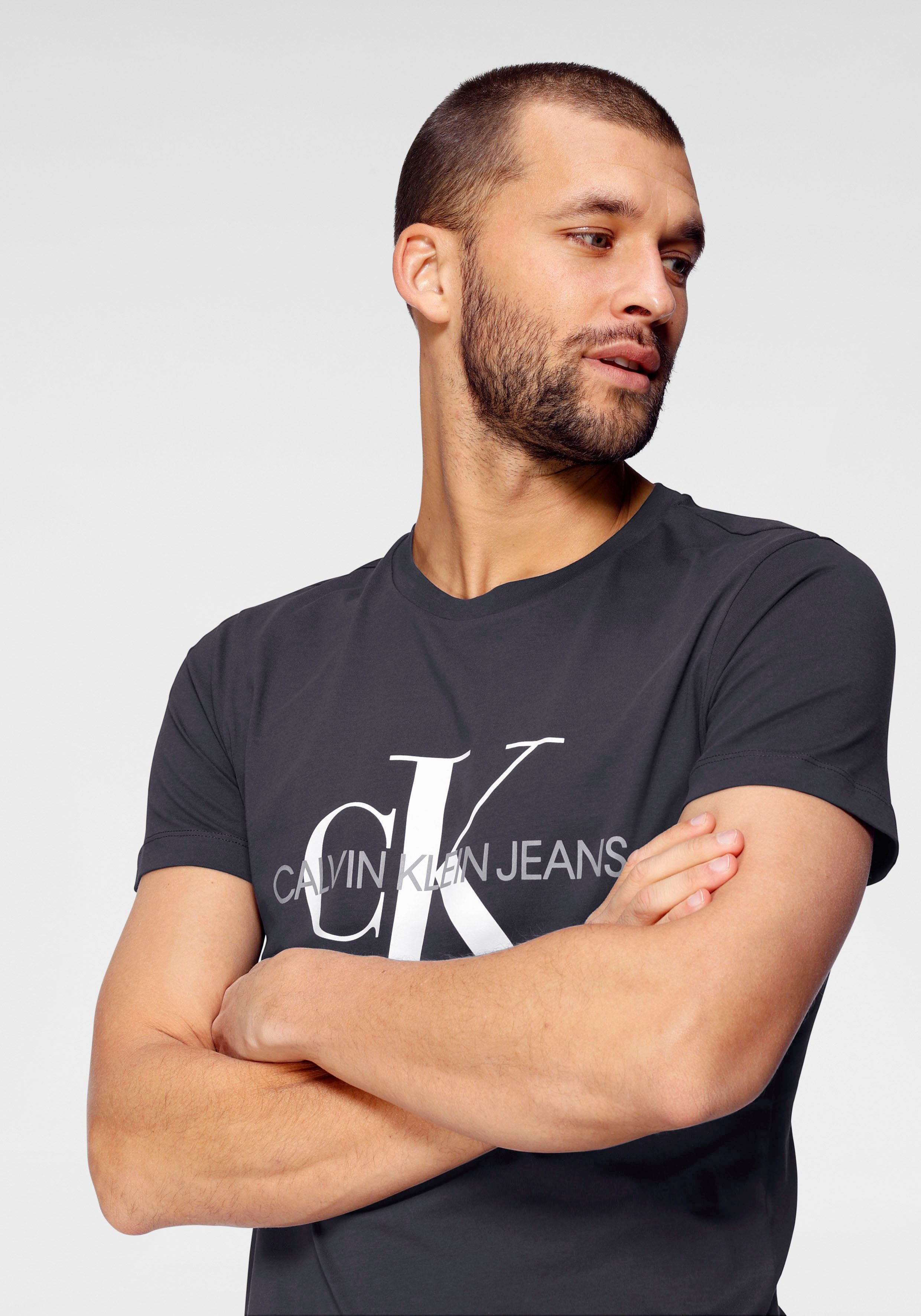 Calvin Klein T-shirt ICONIC MONOGRAM SLIM TEE