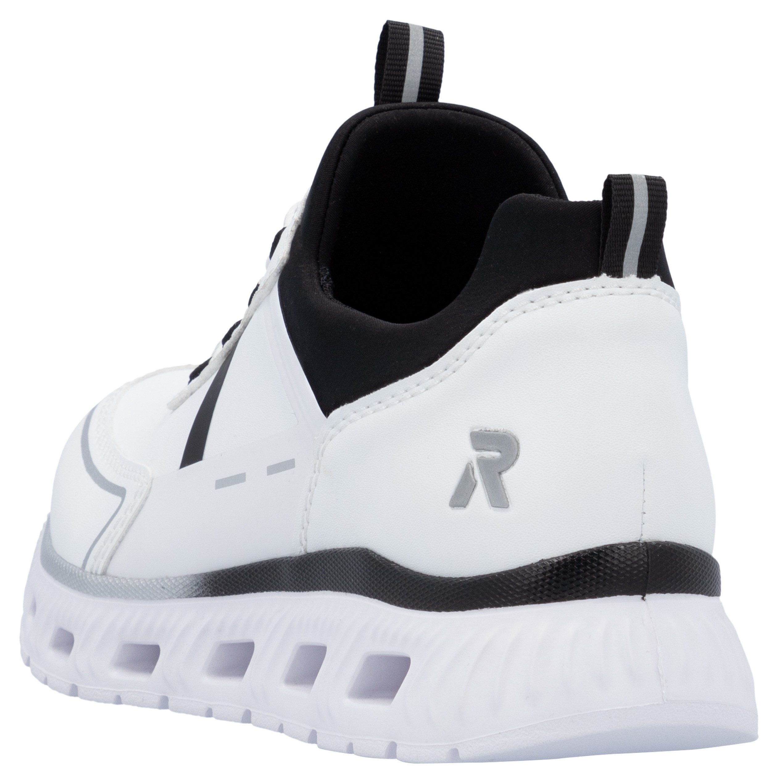RIEKER Sport Slip-on sneakers EDINA Chunky slipper, vrijetijdsschoen in vegan verwerking