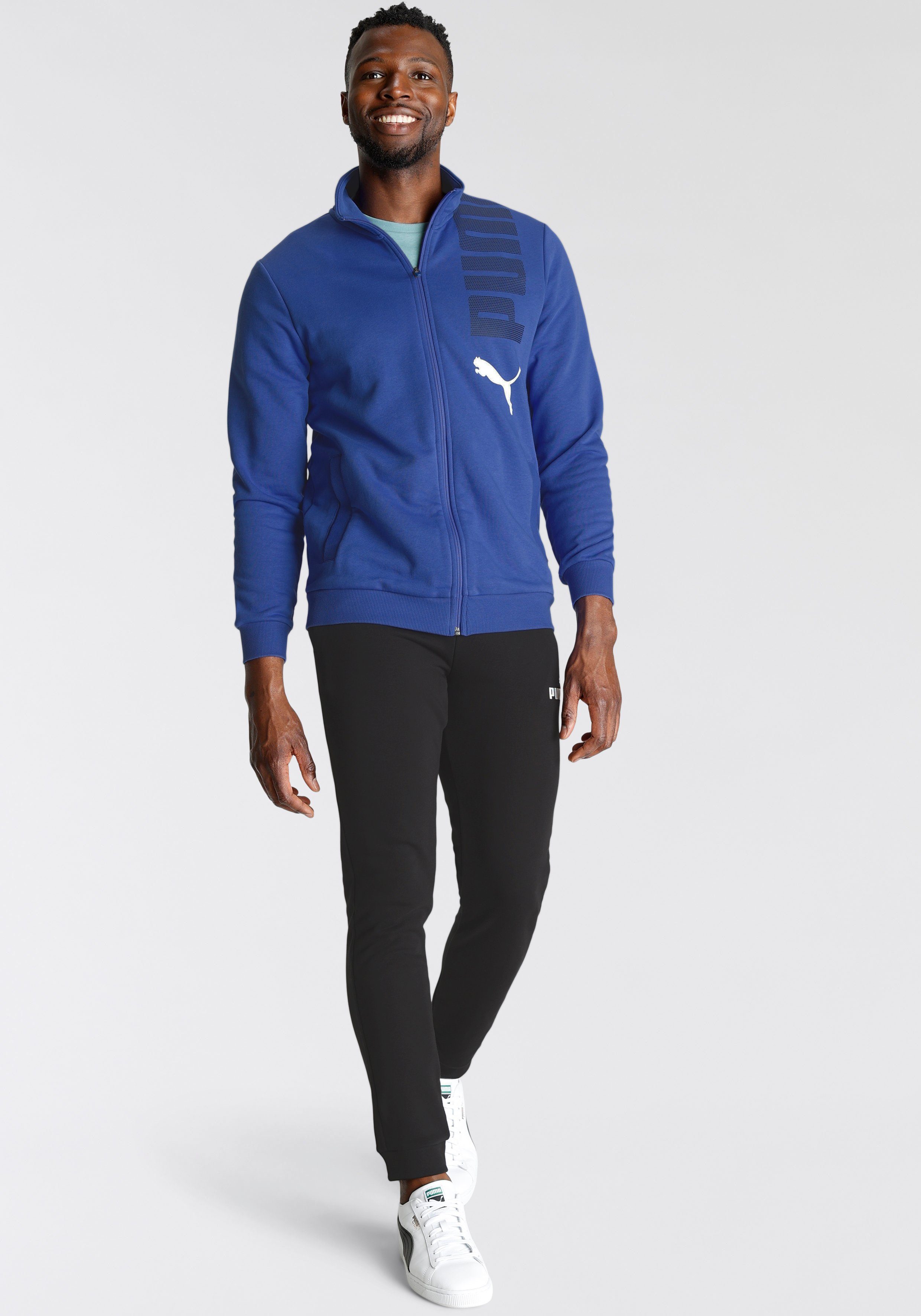 Puma best sale trainingspak blauw