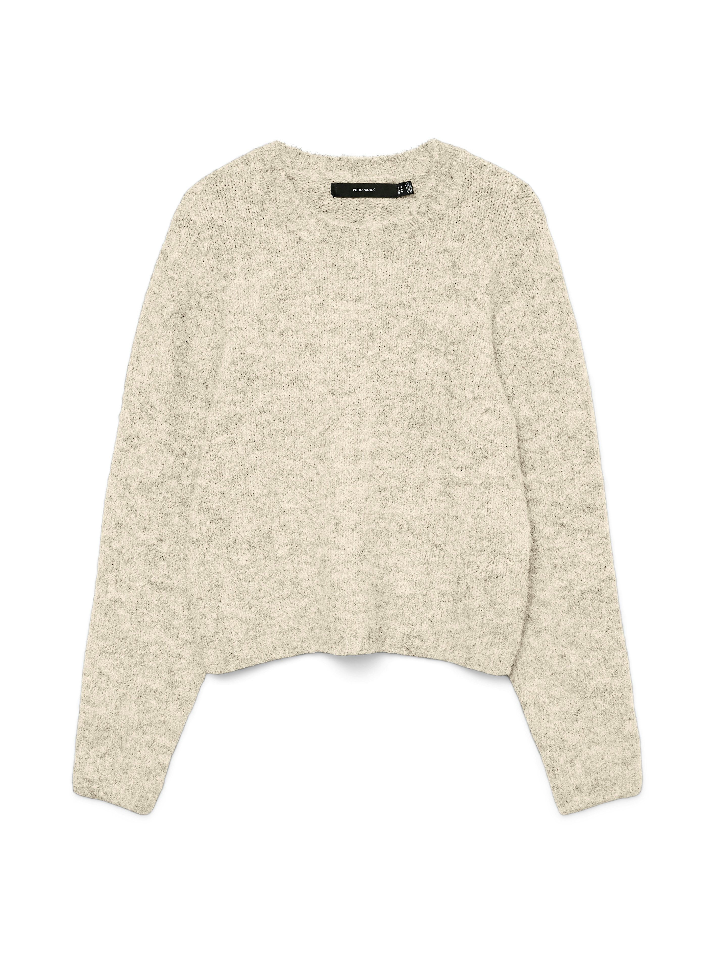 Vero Moda Gebreide trui VMNOVAH LS O-NECK PULLOVER GA NOOS