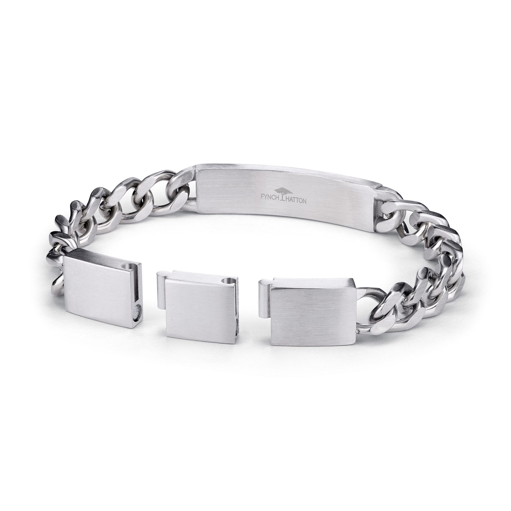 FYNCH-HATTON Armband Sieraden cadeau roestvrijstalen armband Curb Chain