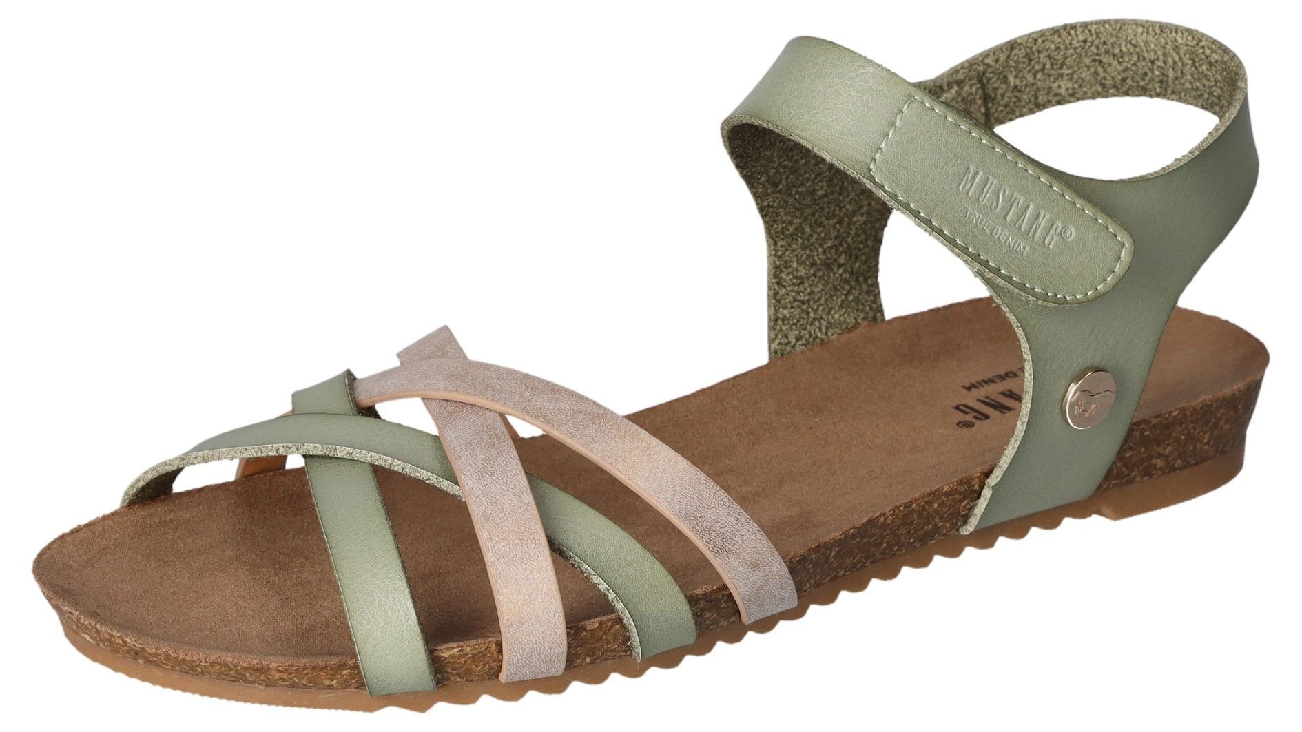 Mustang Shoes Sandalen zomerschoen, sandaal, klittenbandschoen, met klittenbandjes