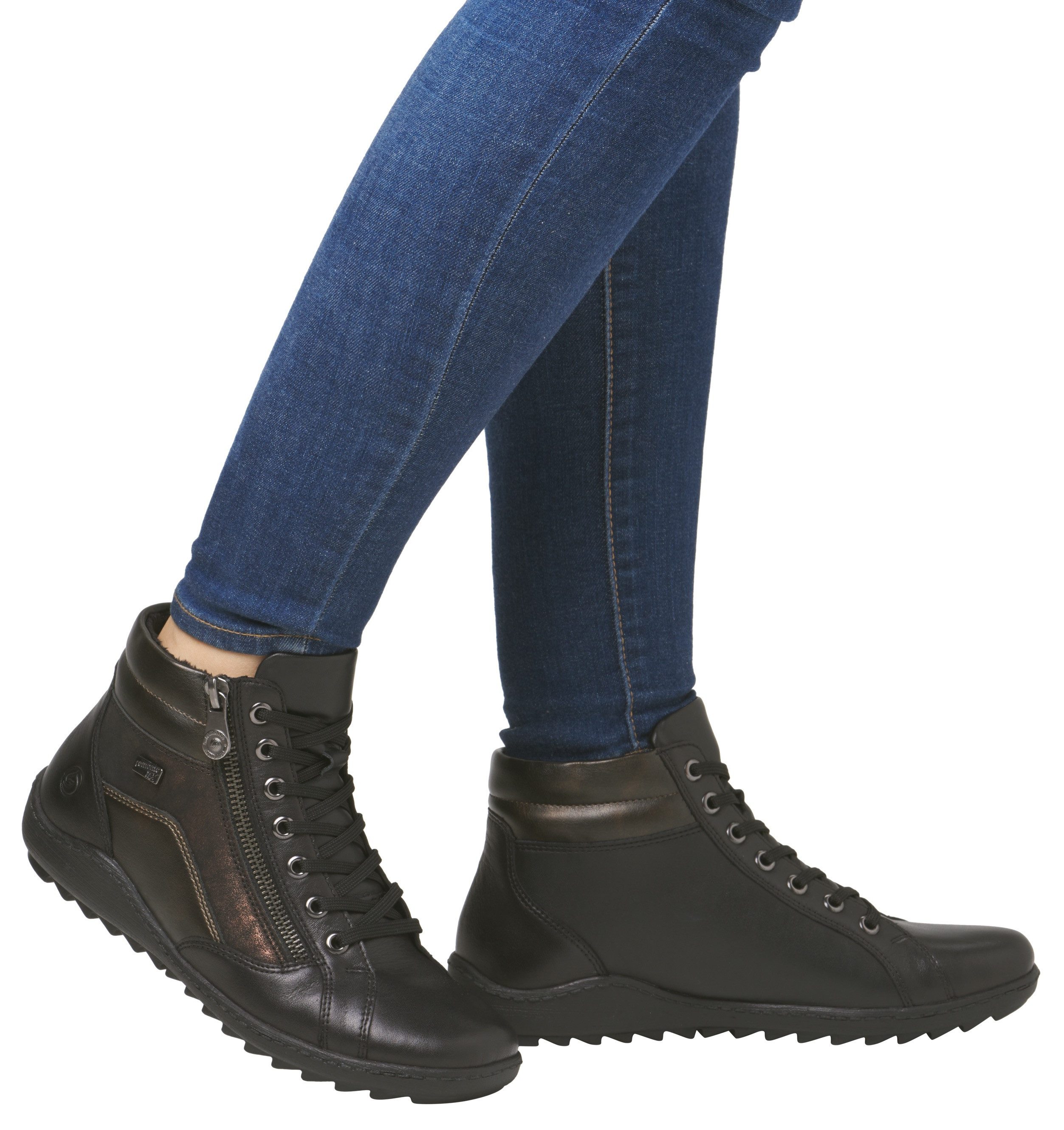 Remonte Veterschoenen flats, comfort schoen, veterschoen met tex-membraan
