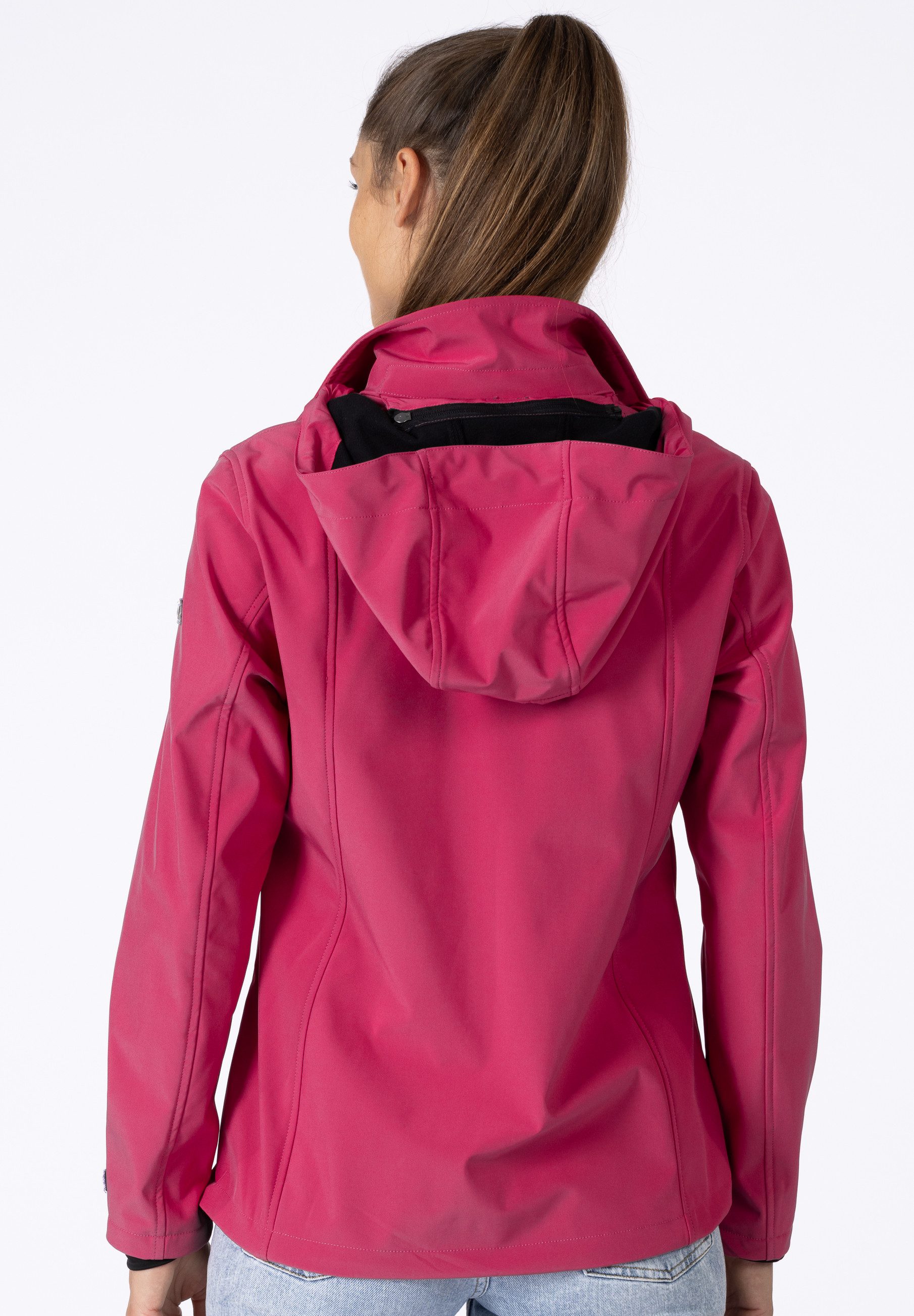 DEPROC Active Softshell-jack DECORAH PEAK V WOMEN met afneembare capuchon