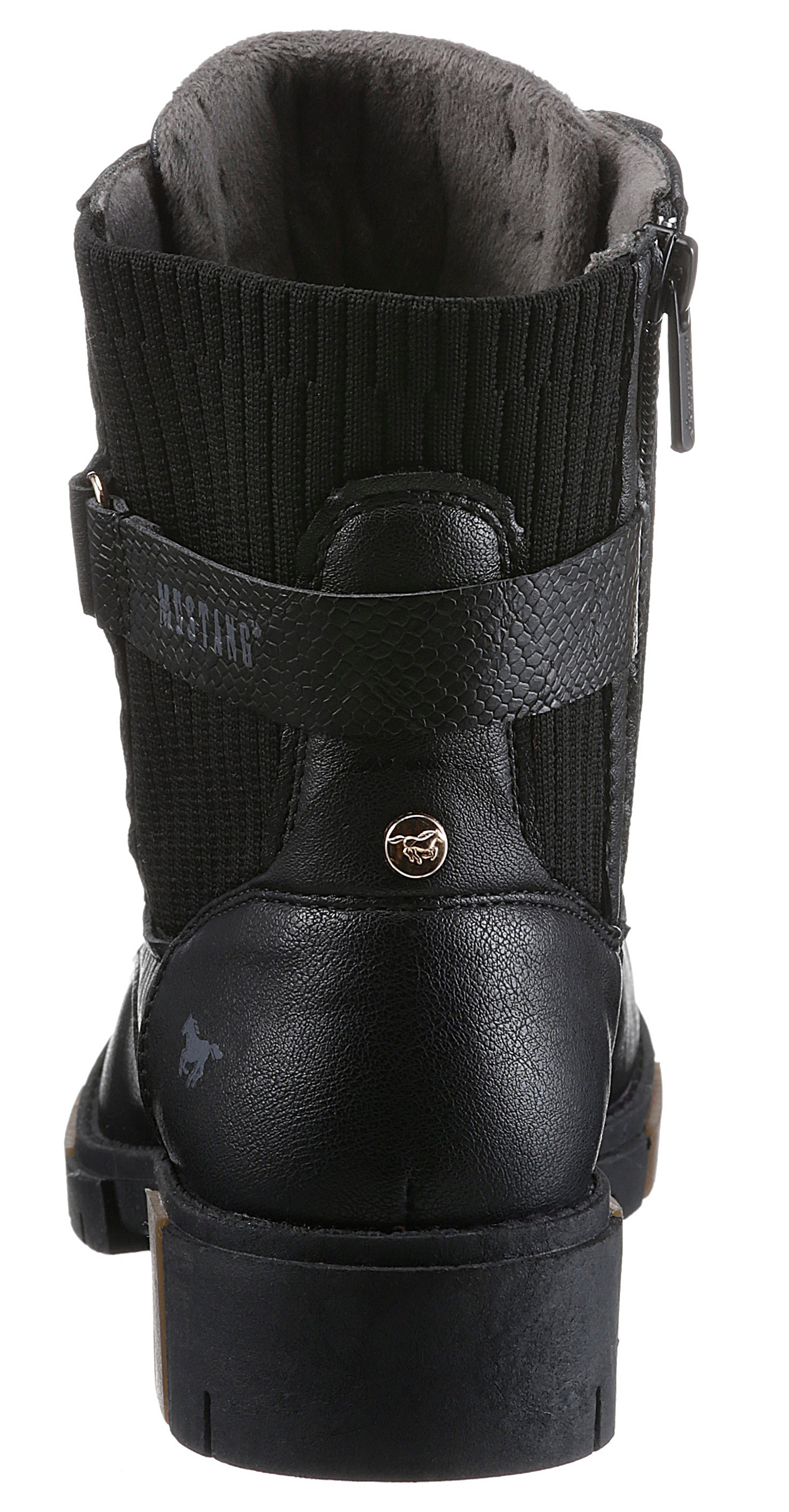 Mustang Shoes Veterlaarsjes Boots, winterlaarzen met binnenrits