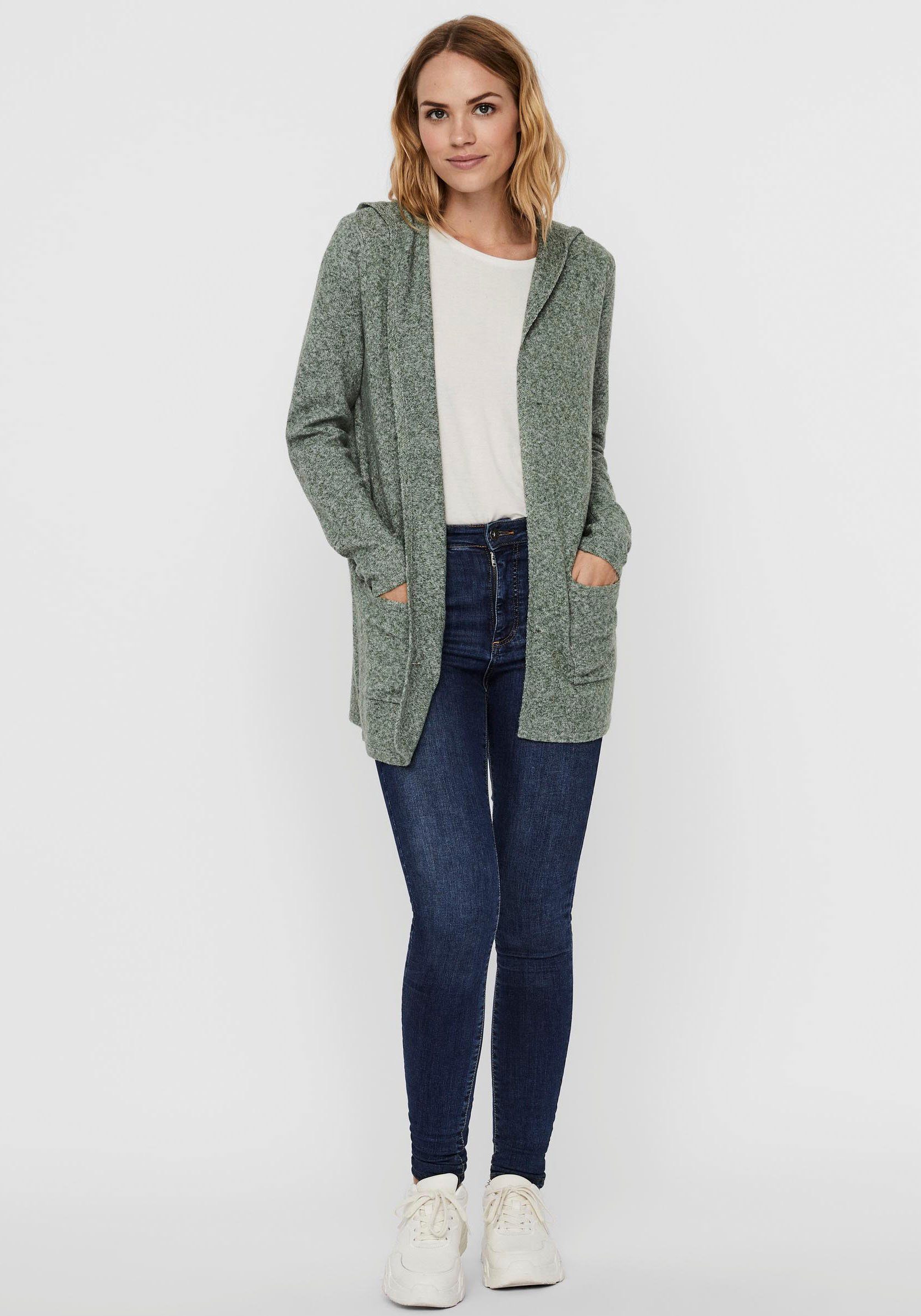 Vero Moda Vest VMDOFFY LS OPEN HOOD CARDIGAN GA NOOS