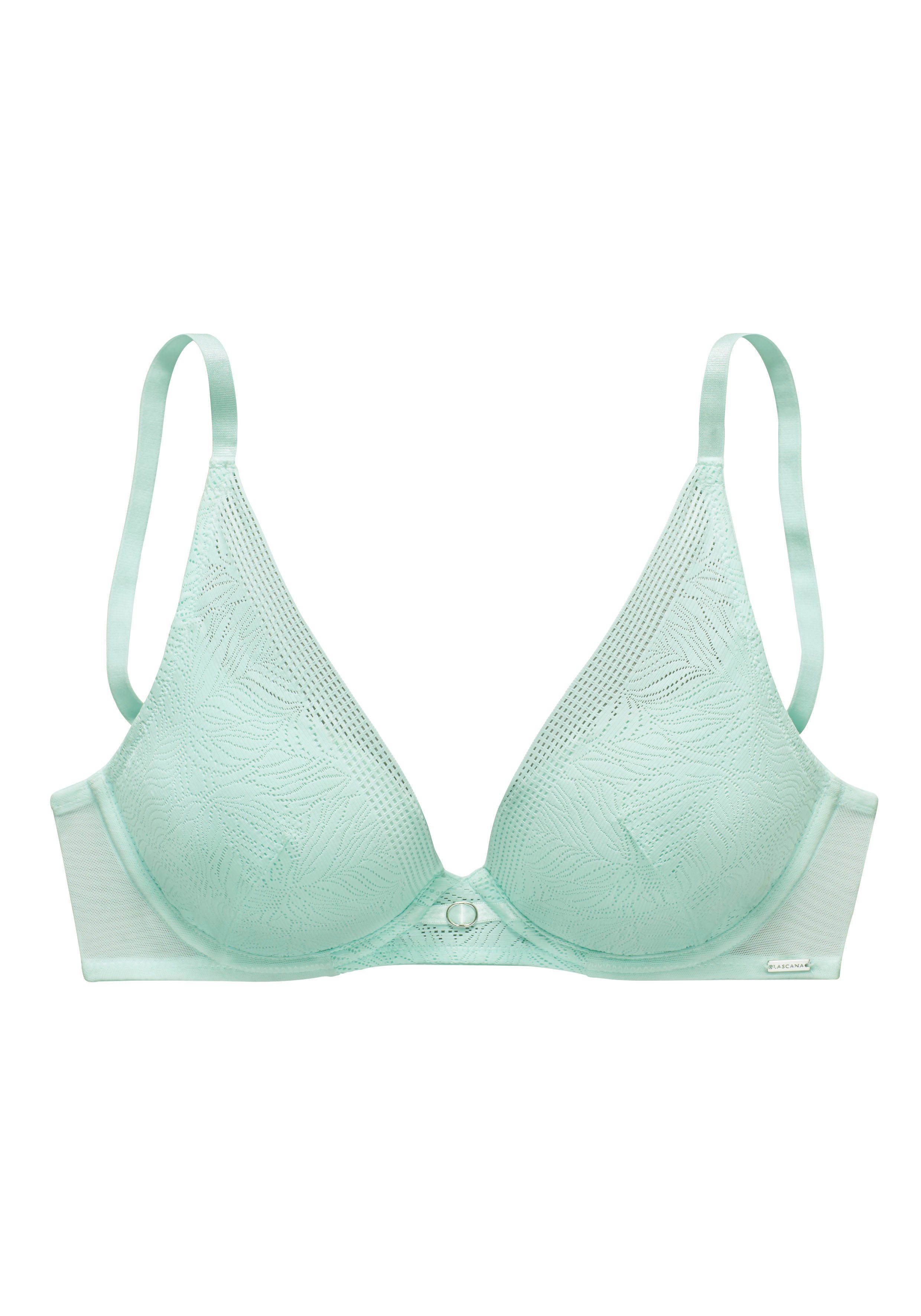 Lascana Push-up-bh met extra platte randen in high-apex ontwerp, lingerie