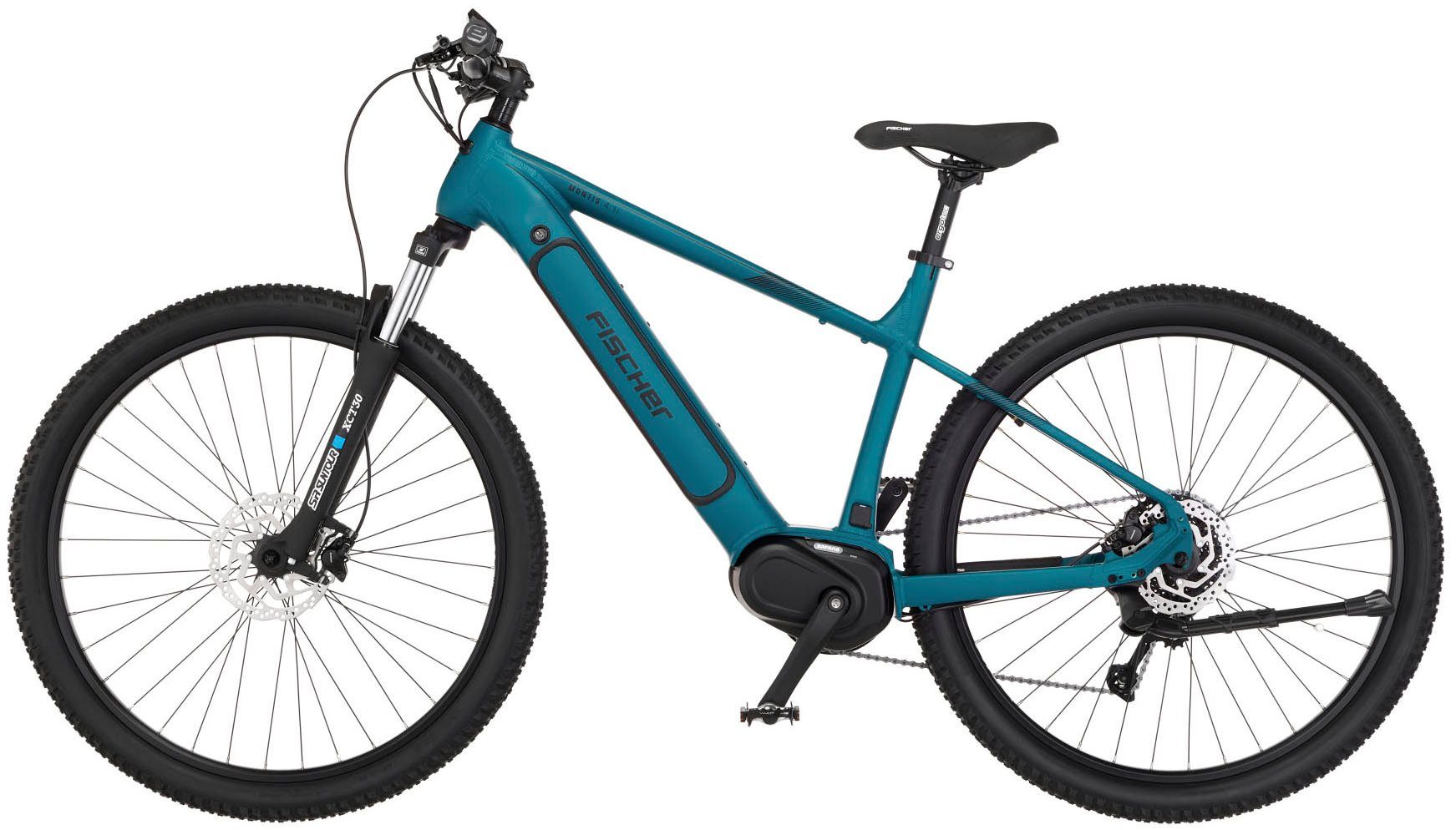 Fischer E-bike MONTIS 4.1I 630 Pedelec, elektrische fiets voor dames en heren, MTB
