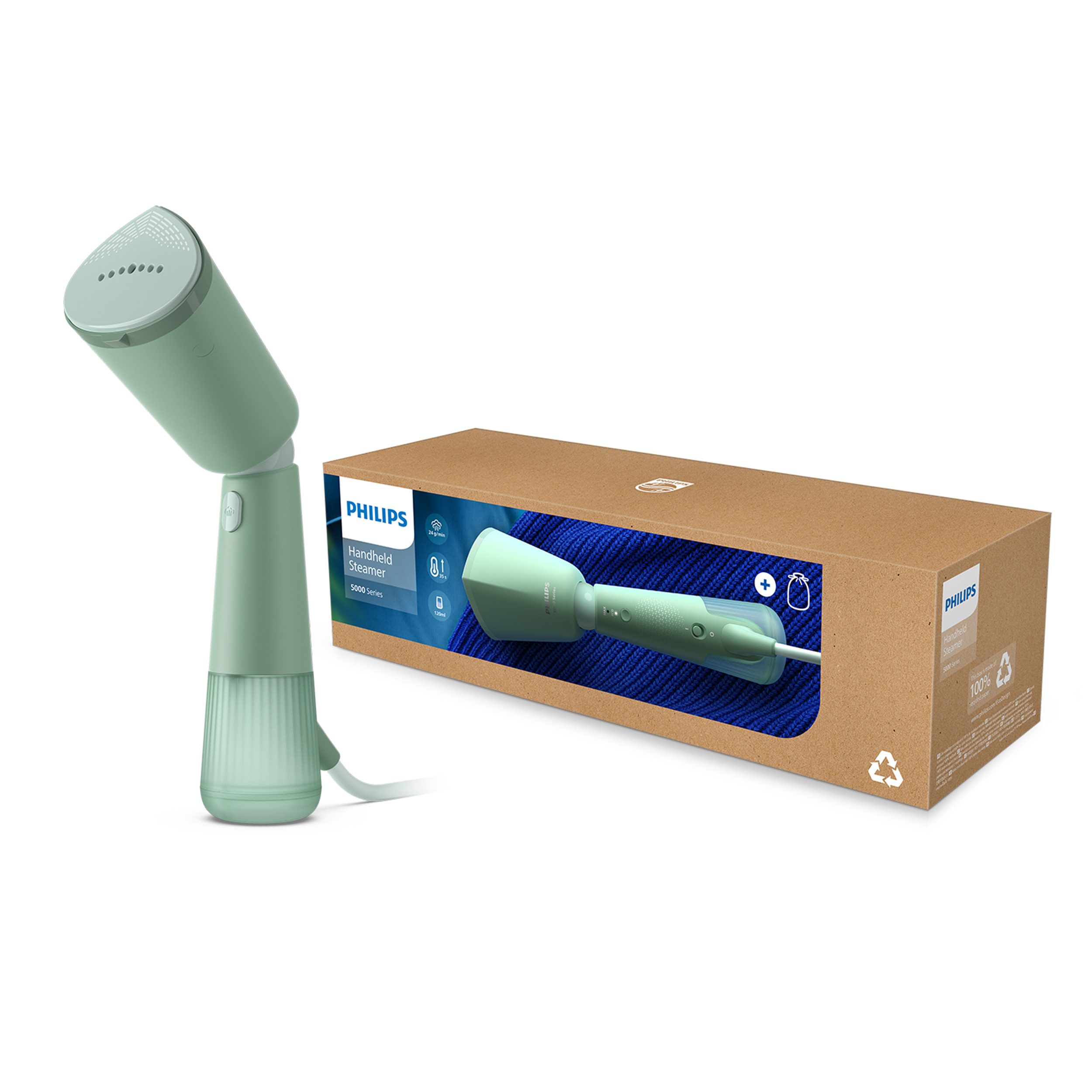 Philips Stoomborstel STH5010/70 "Styler", 120 ml abnehmbarer Wassertank