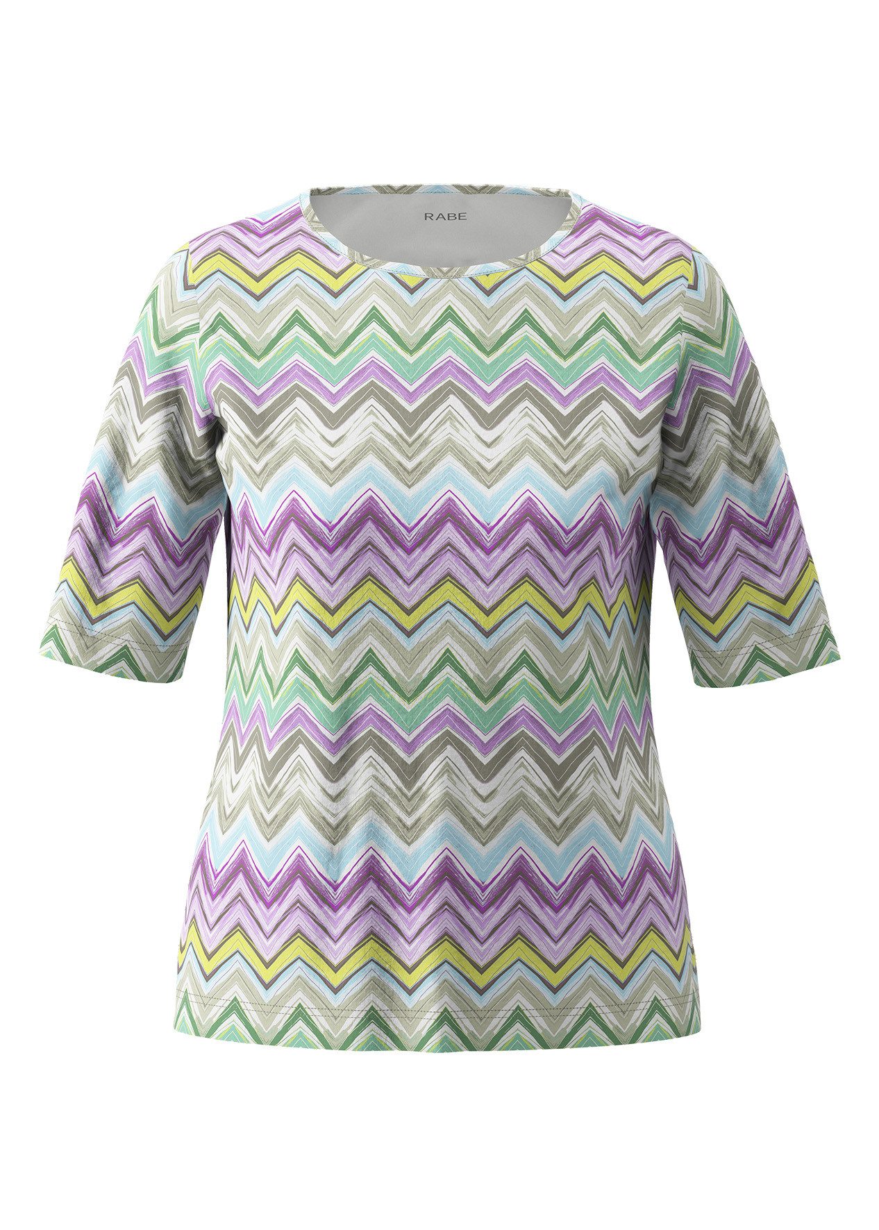 Rabe Shirt met ronde hals met grafisch patroon