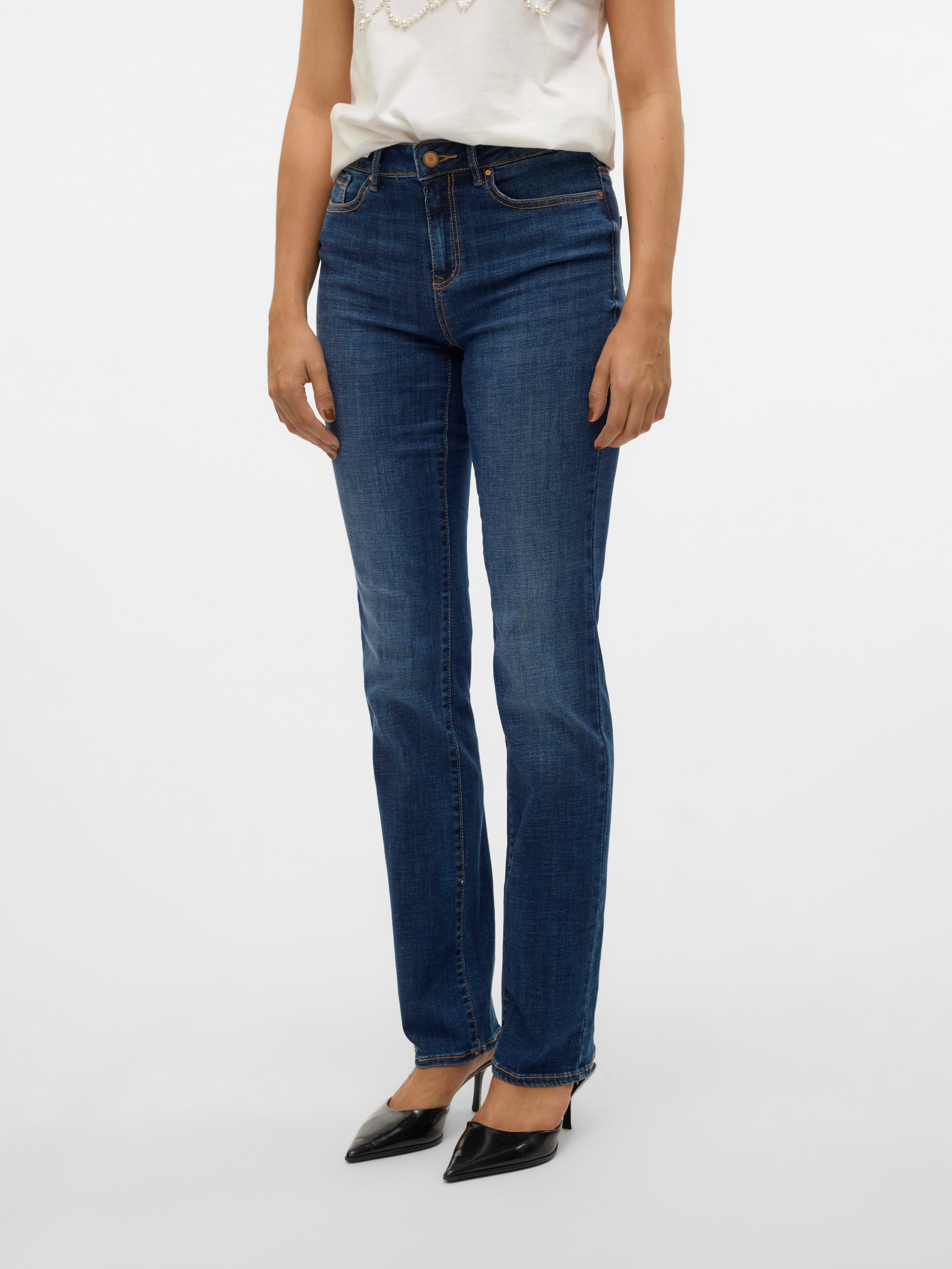 Vero Moda Straight jeans VMFLASH MR STRAIGHT JEANS LI3300 GA NOOS