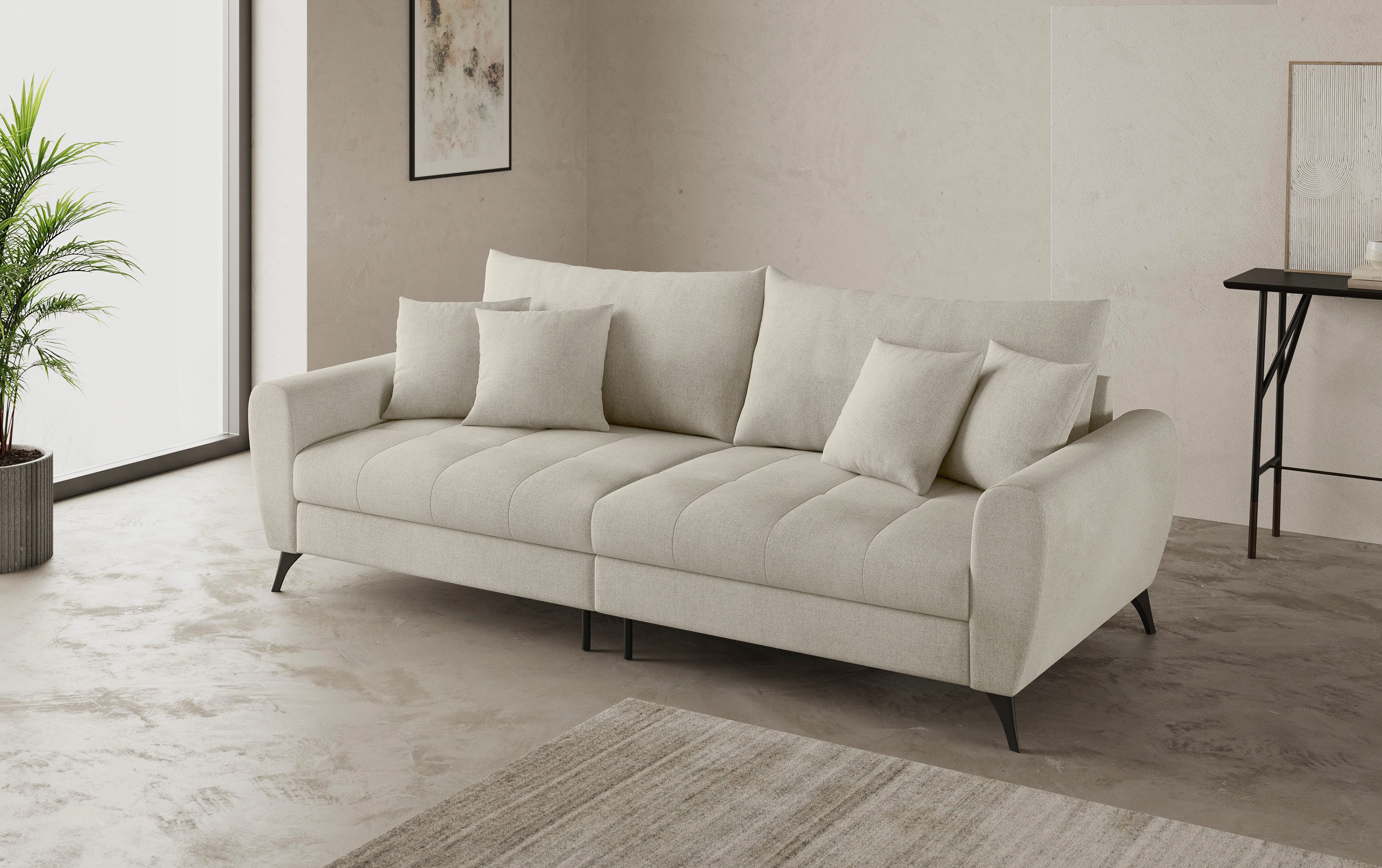 Mr. Couch Megabank Blackburn II Optioneel met koudschuimvering tot 140 kg belastbaar