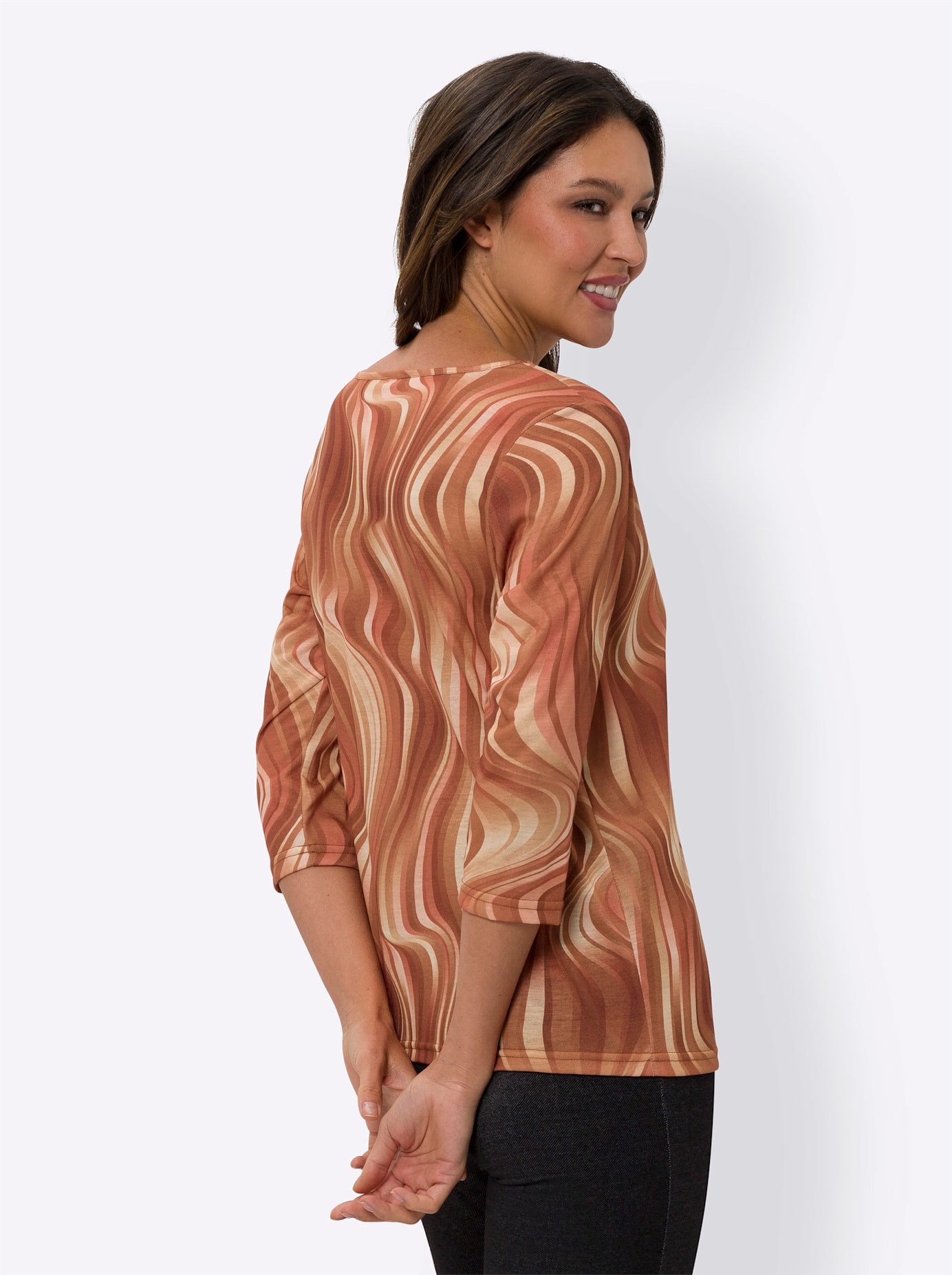 Classic Basics Shirt met lange mouwen Shirt met ronde hals (1-delig)
