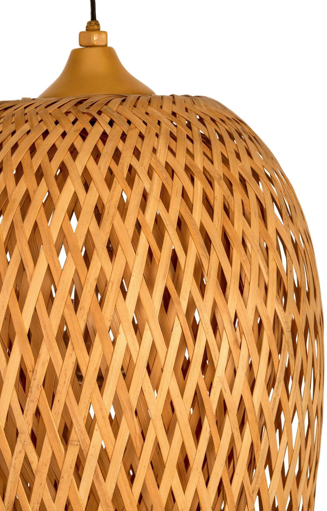 Pauleen Led-hanglamp Sunshine Bliss solarpendel outdoor bamboe/rattan/kunststof/metaal (1 stuk)