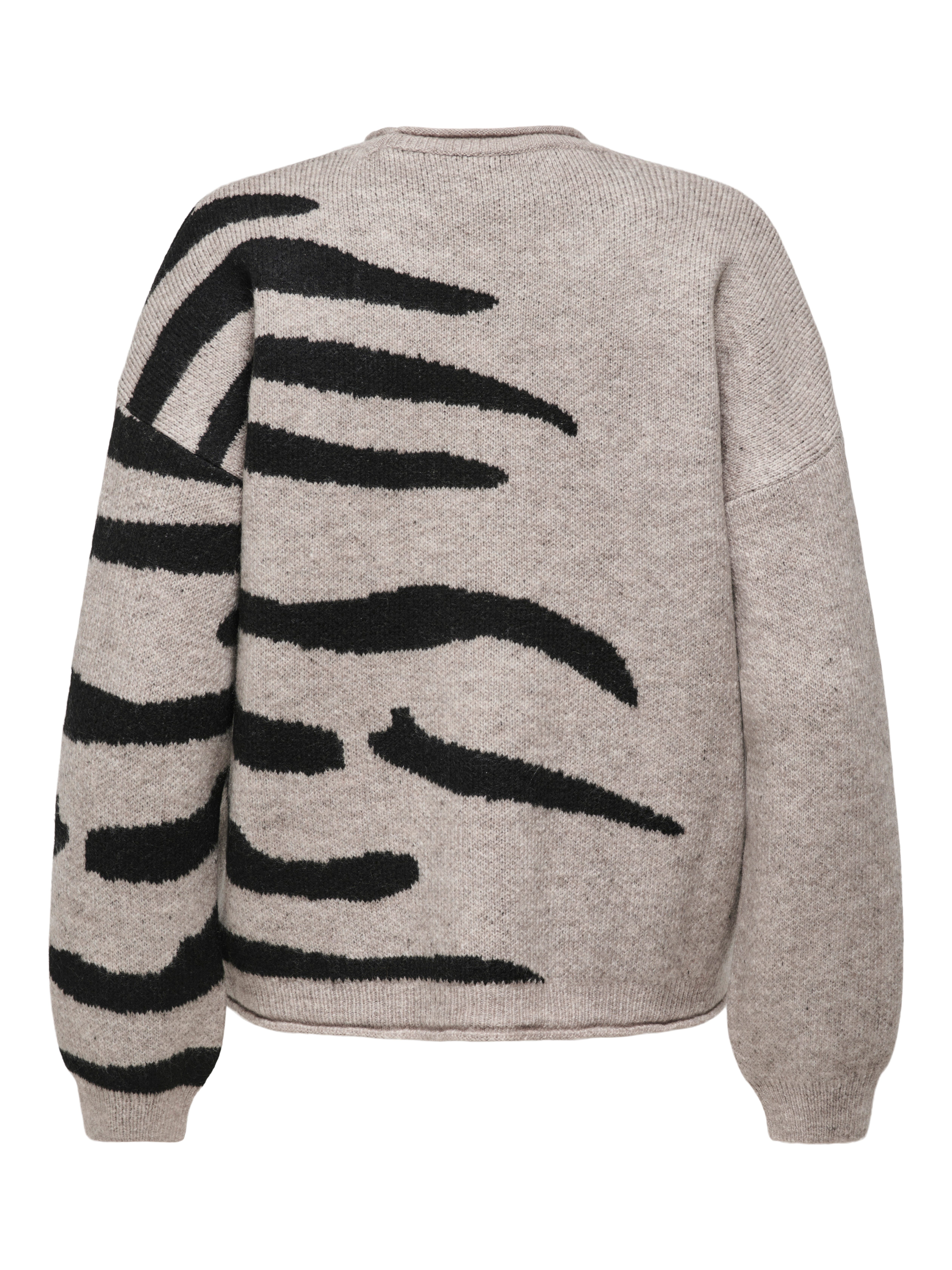 Only Trui met ronde hals ONLJADE PATTERN LS O-NECK EX KNT