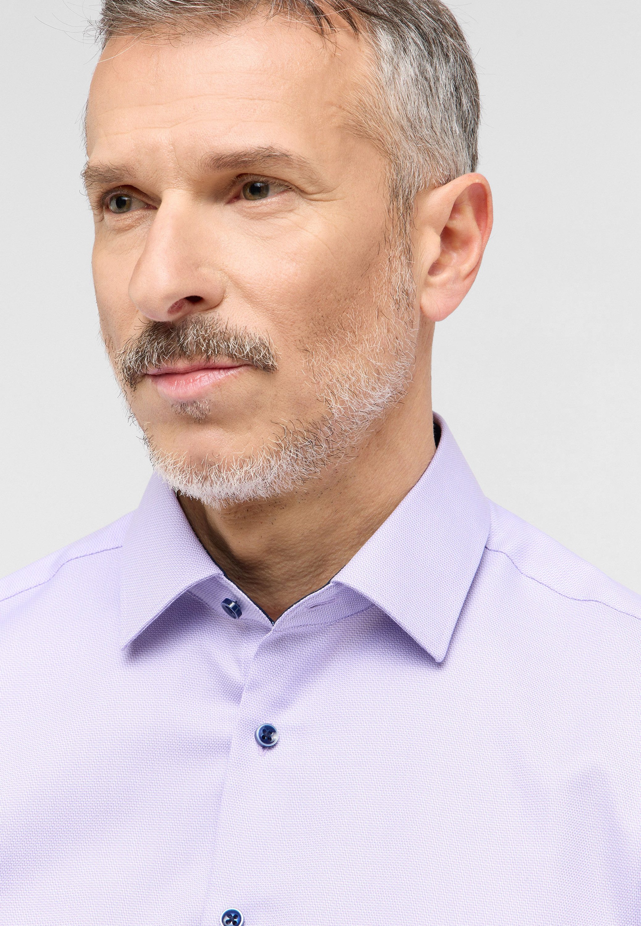 Eterna Overhemd met lange mouwen Slim fit NON IRON (strijkvrij)