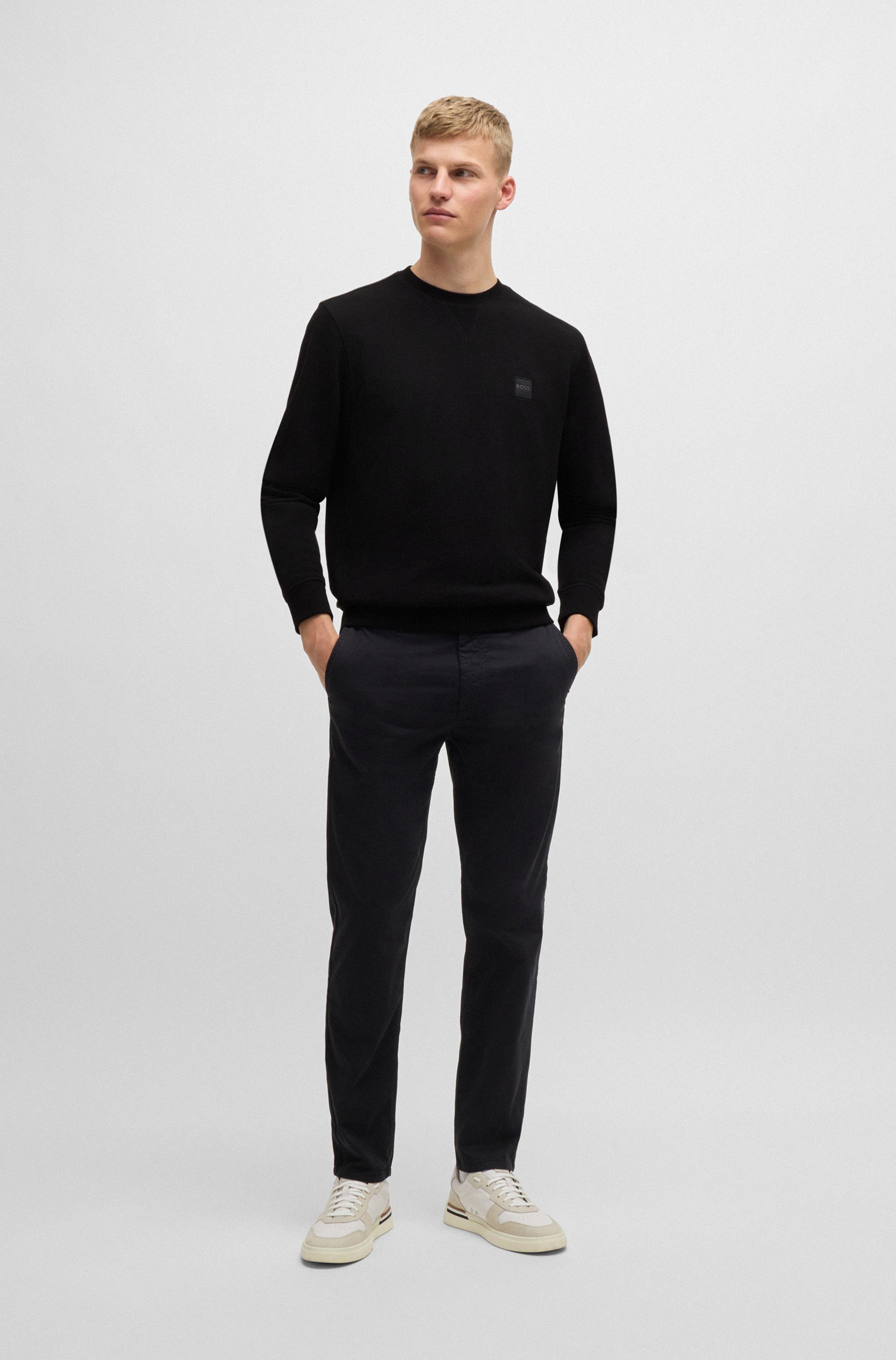 Boss Orange Sweatshirt Westart met boss logo-patch