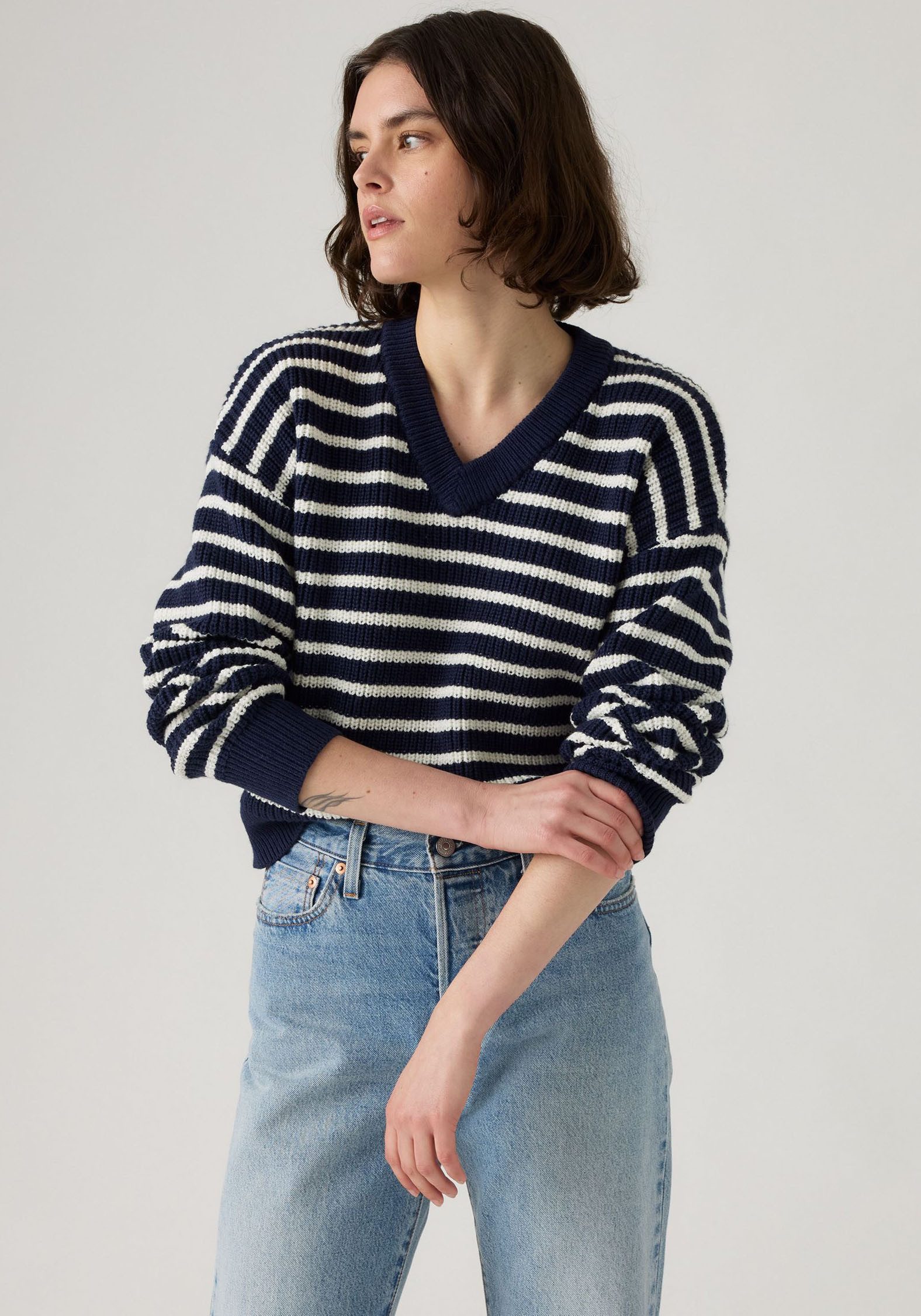Levi's® Gebreide trui REESE VNECK SWEAT