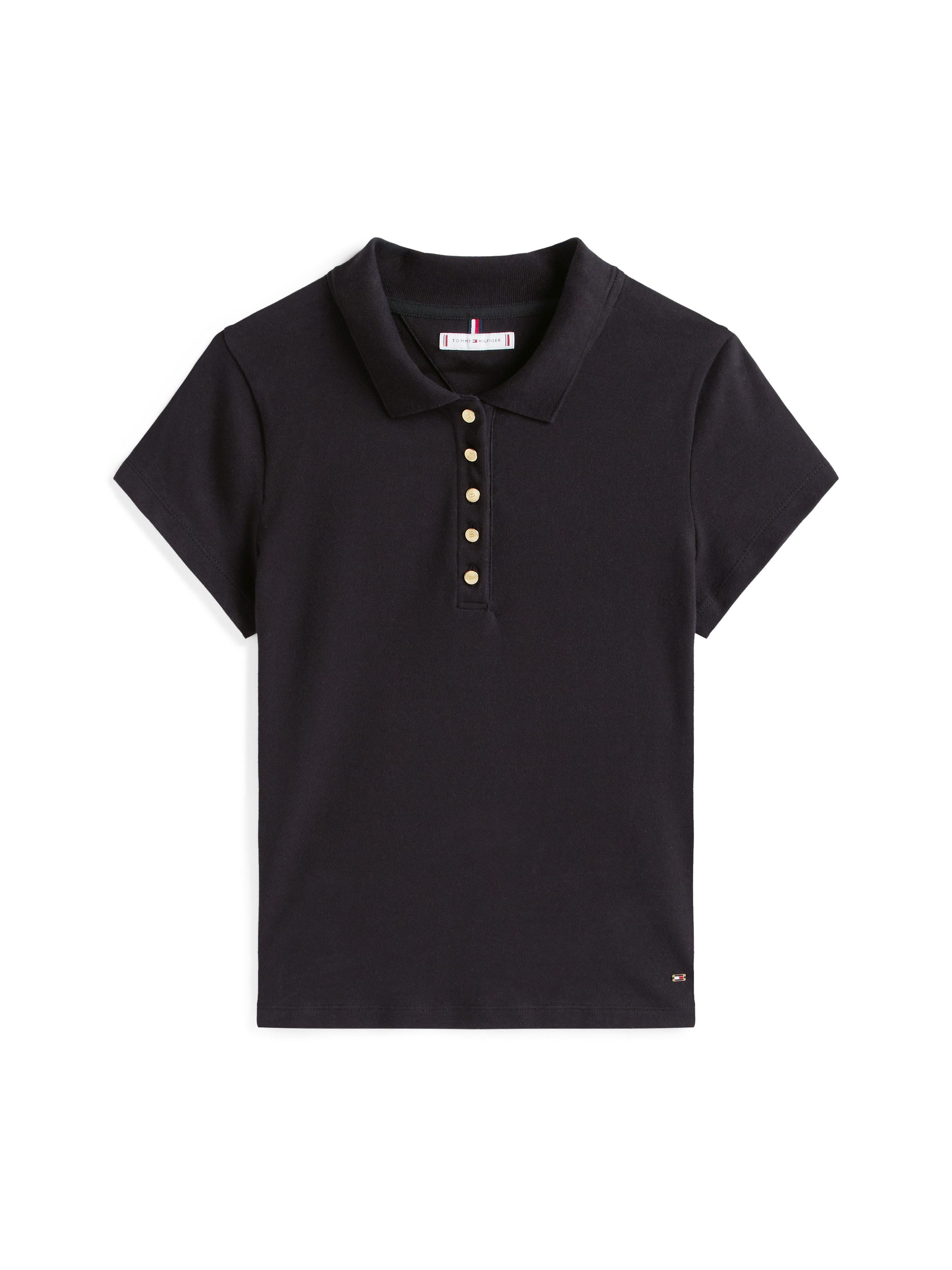 Tommy Hilfiger Poloshirt GOLD BUTTON SLIM SS POLO