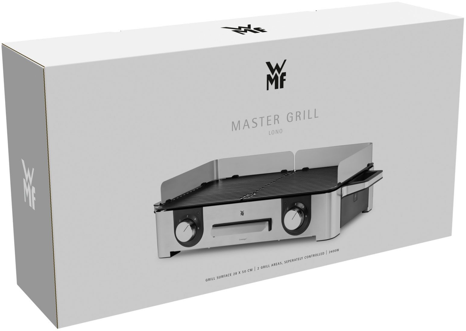 WMF Tafelgrill Lono Master Grill, getrennt regulierte Platten, variable Temperaturen