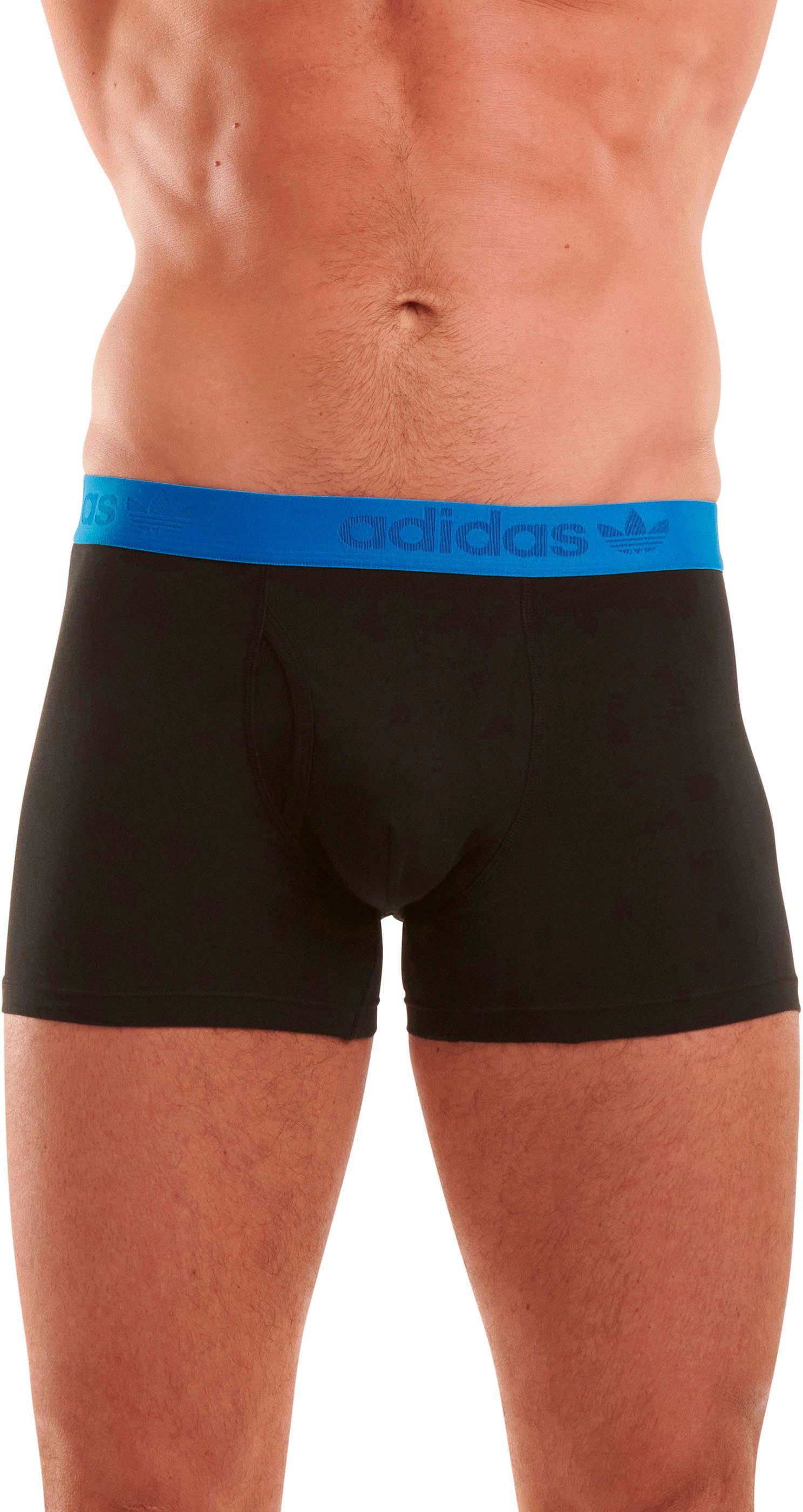 adidas Originals Trunk Comfort Flex Cotton met contrastkleurige band (Set van 2)