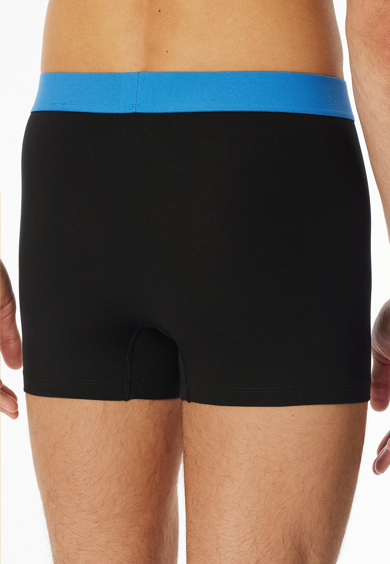 Schiesser Boxershort 95/5 Multipacks met gekleurd sportief logo-webgummiband (3 stuks)