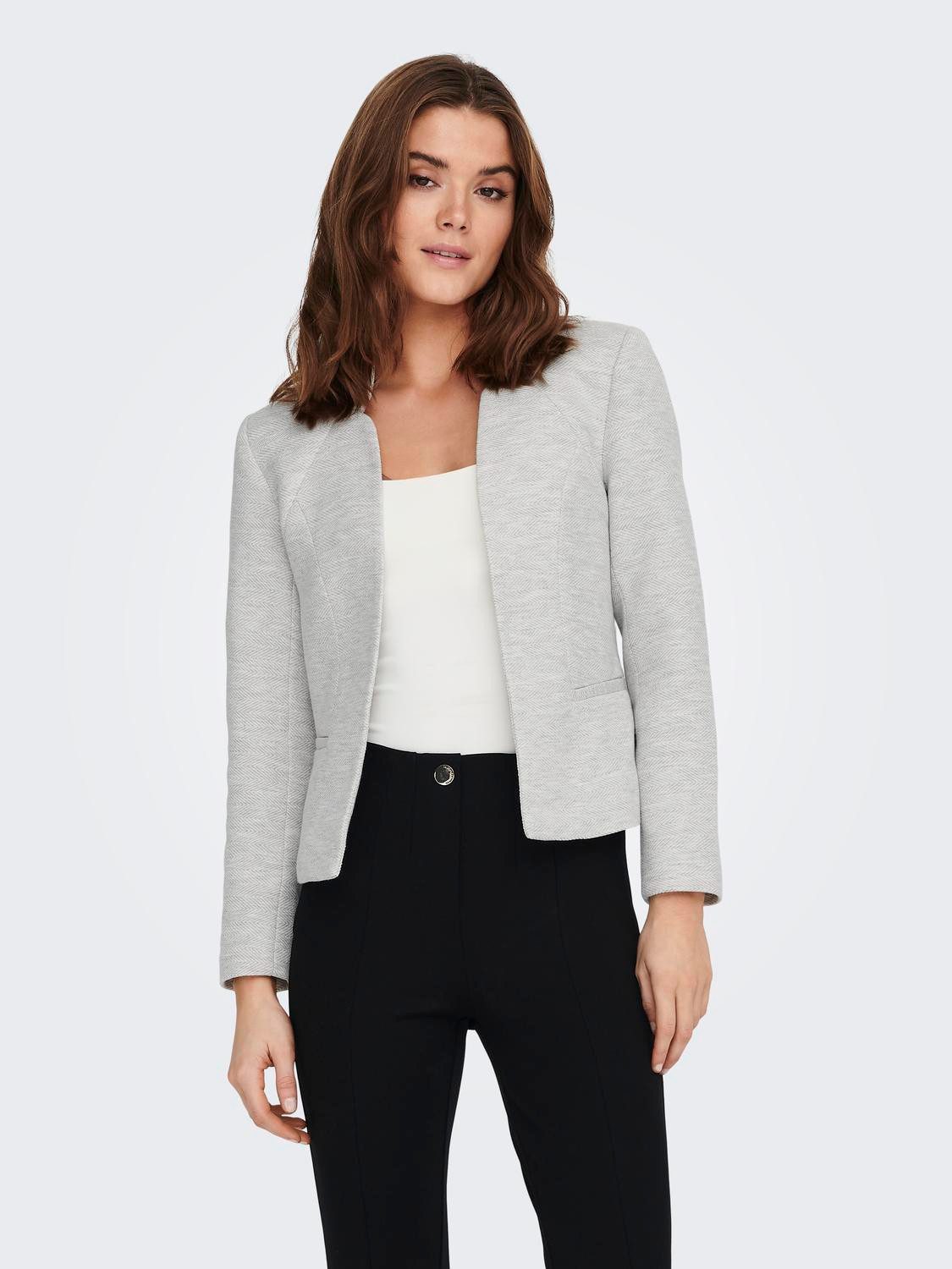Only Korte blazer ONLADDY-LINEA L/S SHORT BLAZER CC TLR
