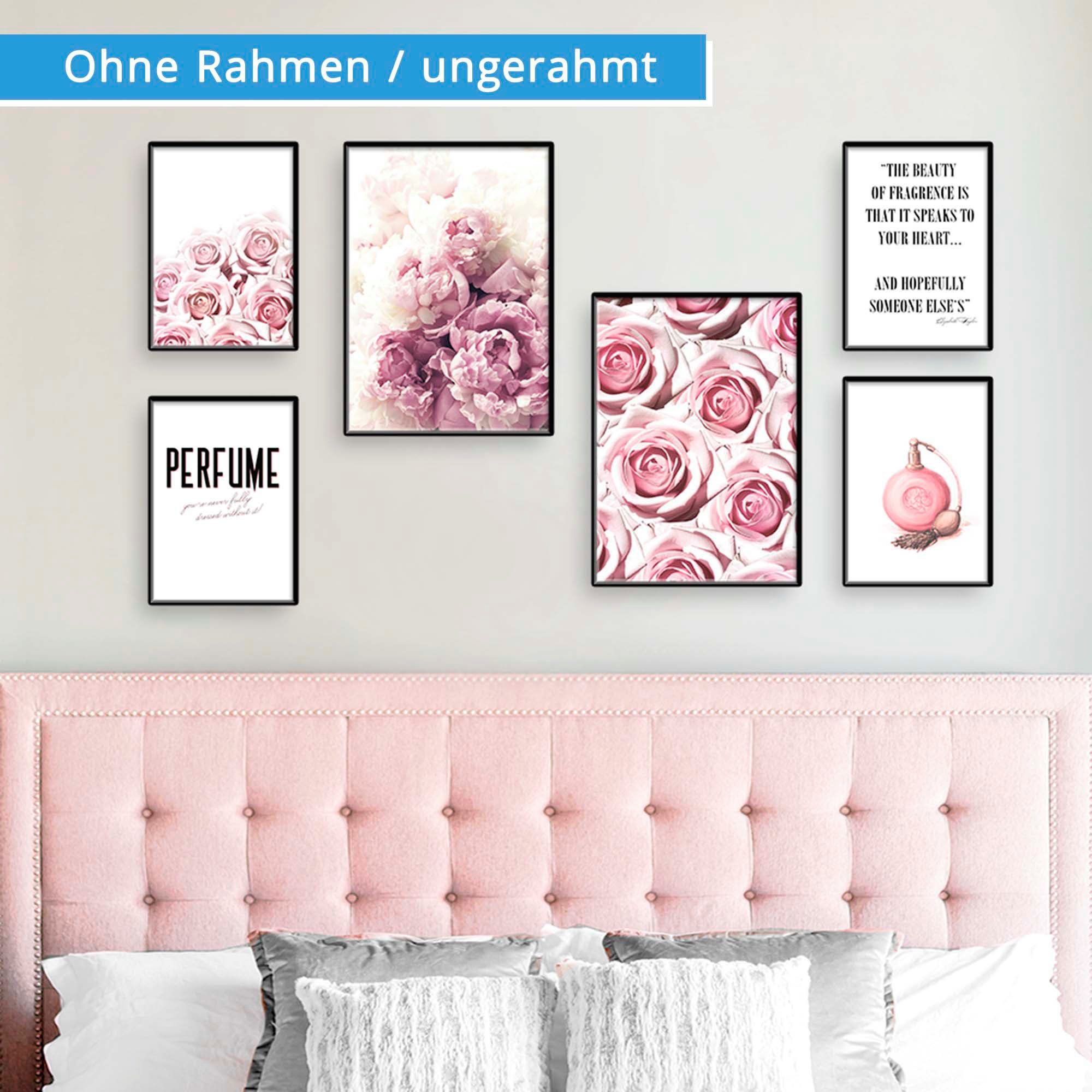 Artland Poster Schoonheid van de roos Poster, artprint, wandposter (6 stuks)