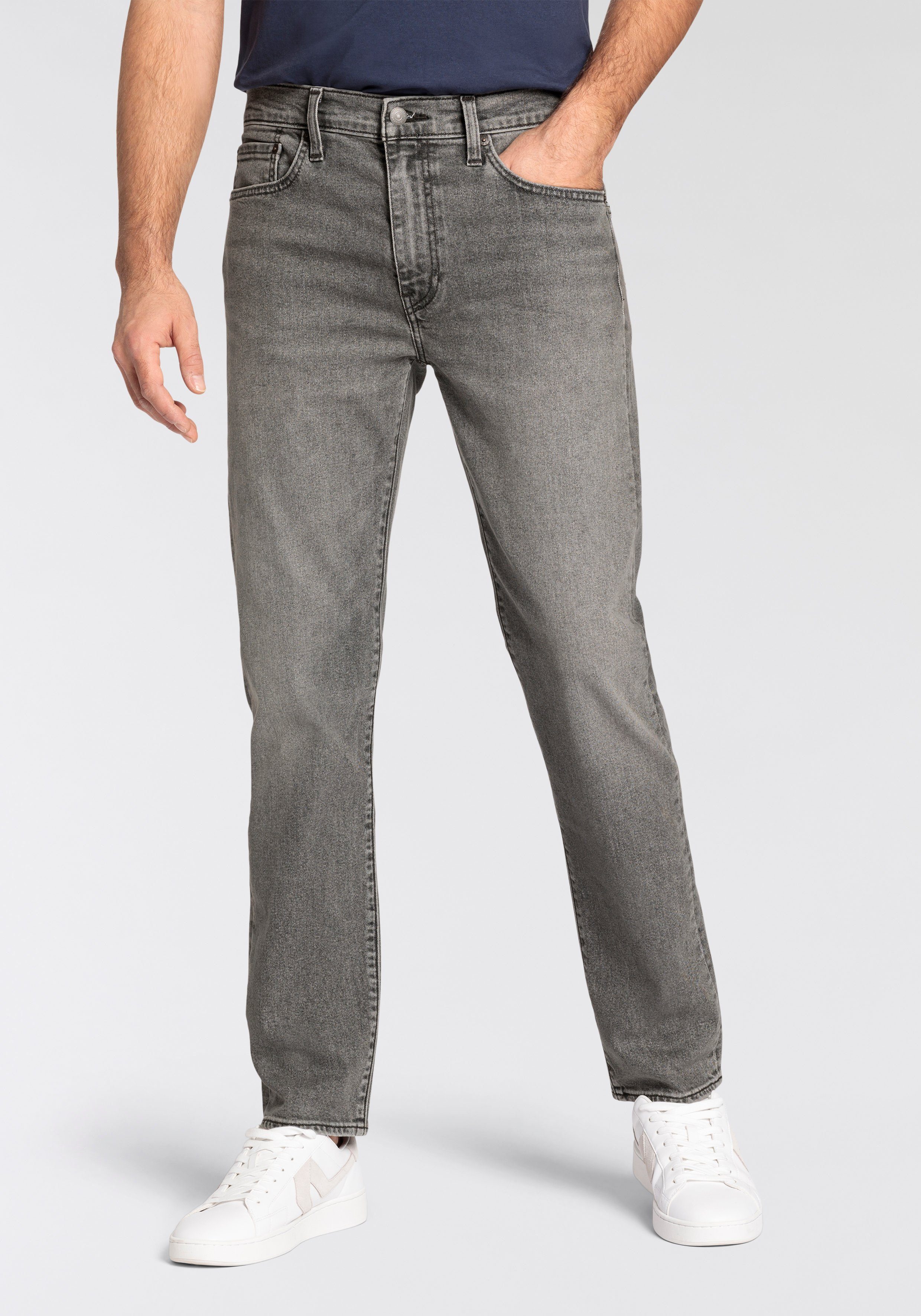 Levi's Tapered jeans 502 TAPER in een elegante, moderne stijl heren tapered jeans maat 31 grijs