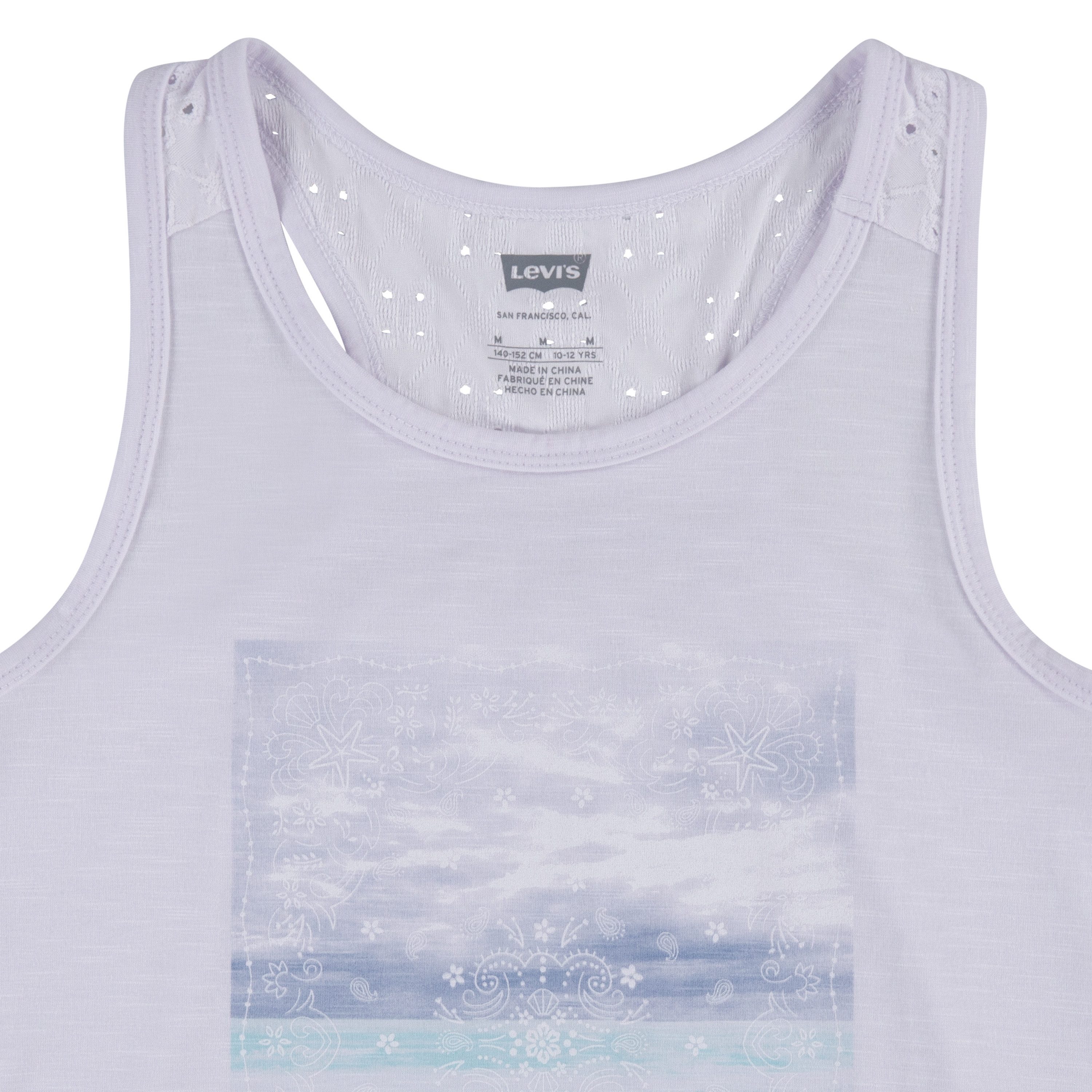 Levi's Kidswear Tanktop met batikprint