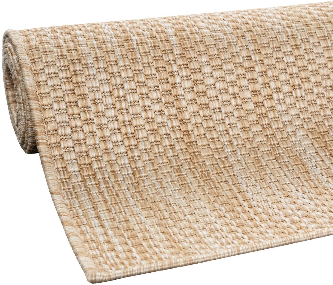 Bruno Banani Vloerkleed Venezia Geschikt voor binnen en buiten, sisal-look, weerbestendig & uv-bestendig