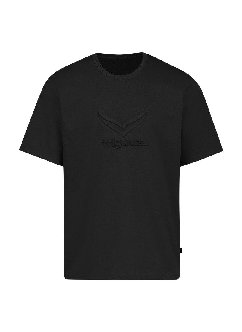 Trigema T-shirt TRIGEMA Heavy oversized T-shirt met 3D-motief (1-delig)
