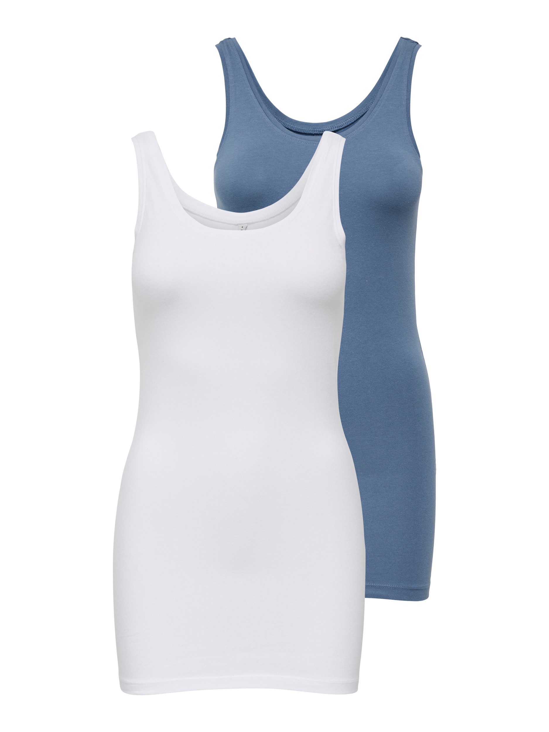 Only Tanktop ONLLIVE LOVE NEW LONG TT 2PACK NOOS (2-delig, Set van 2)
