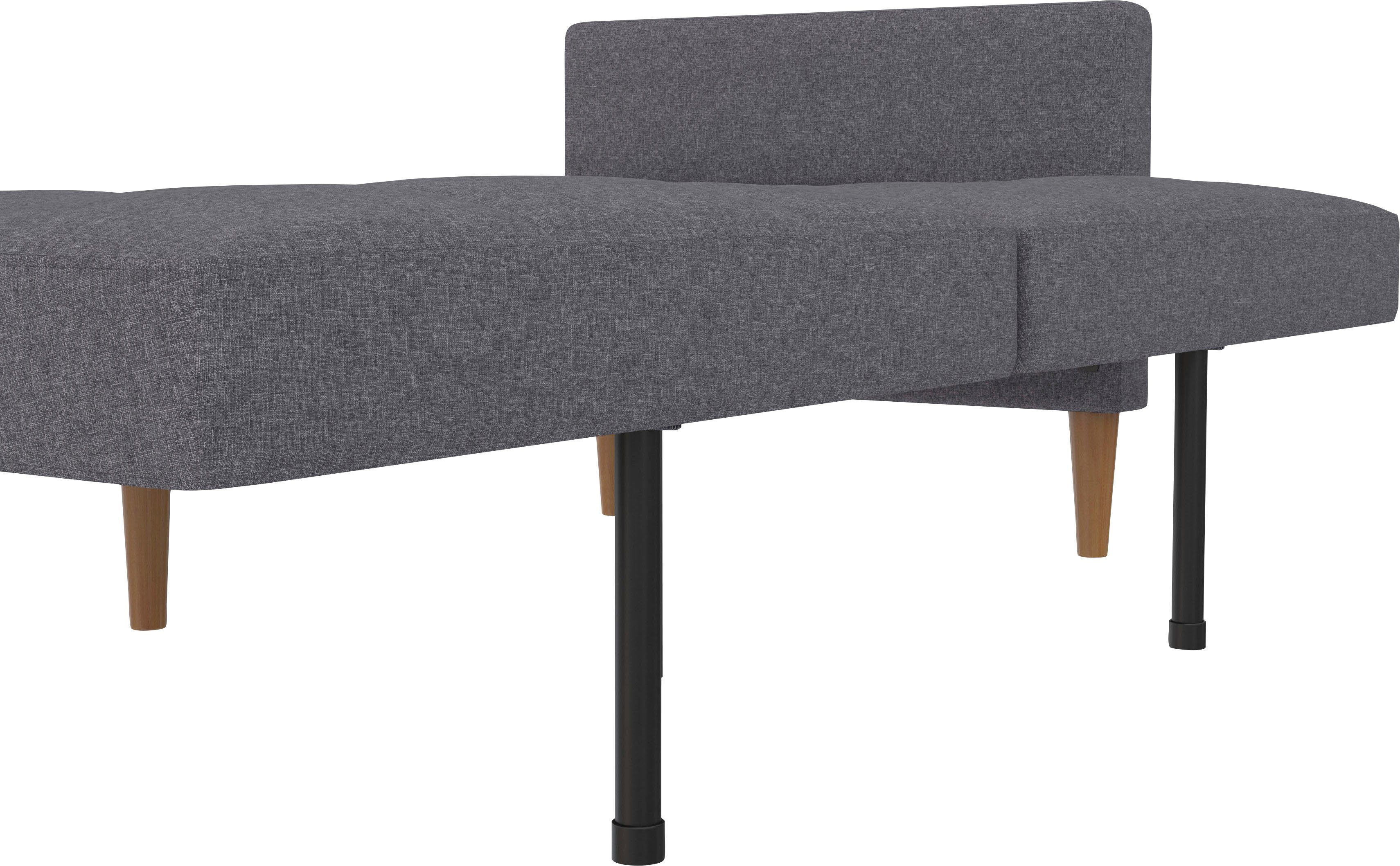 Dorel Home 3-zitsbank Lilly Bedfunctie, rugleuning 3-voudig verstelbaar, zithoogte 43 cm