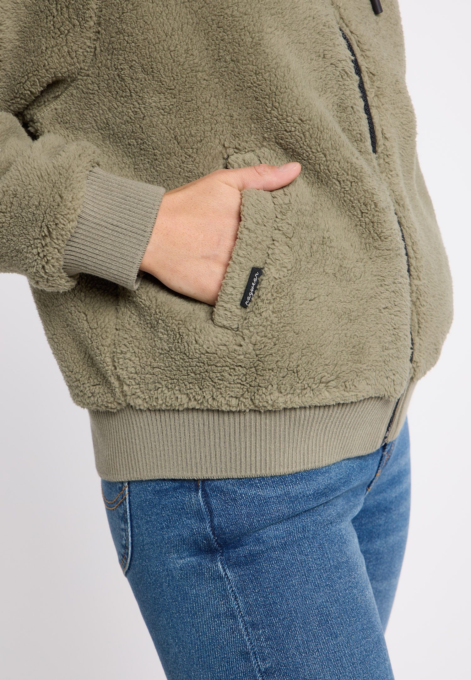 Ragwear Sweatvest TALIANA van zacht teddypluche