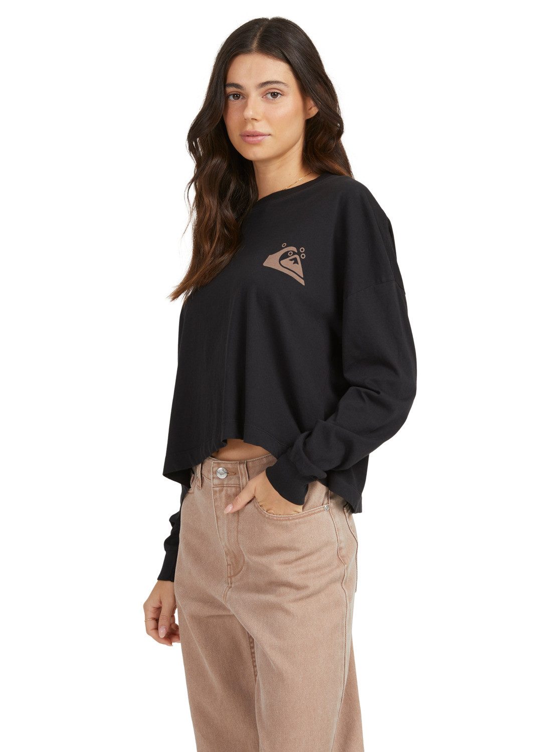Quiksilver Shirt met lange mouwen Quiksilver Womens Oversized Crop